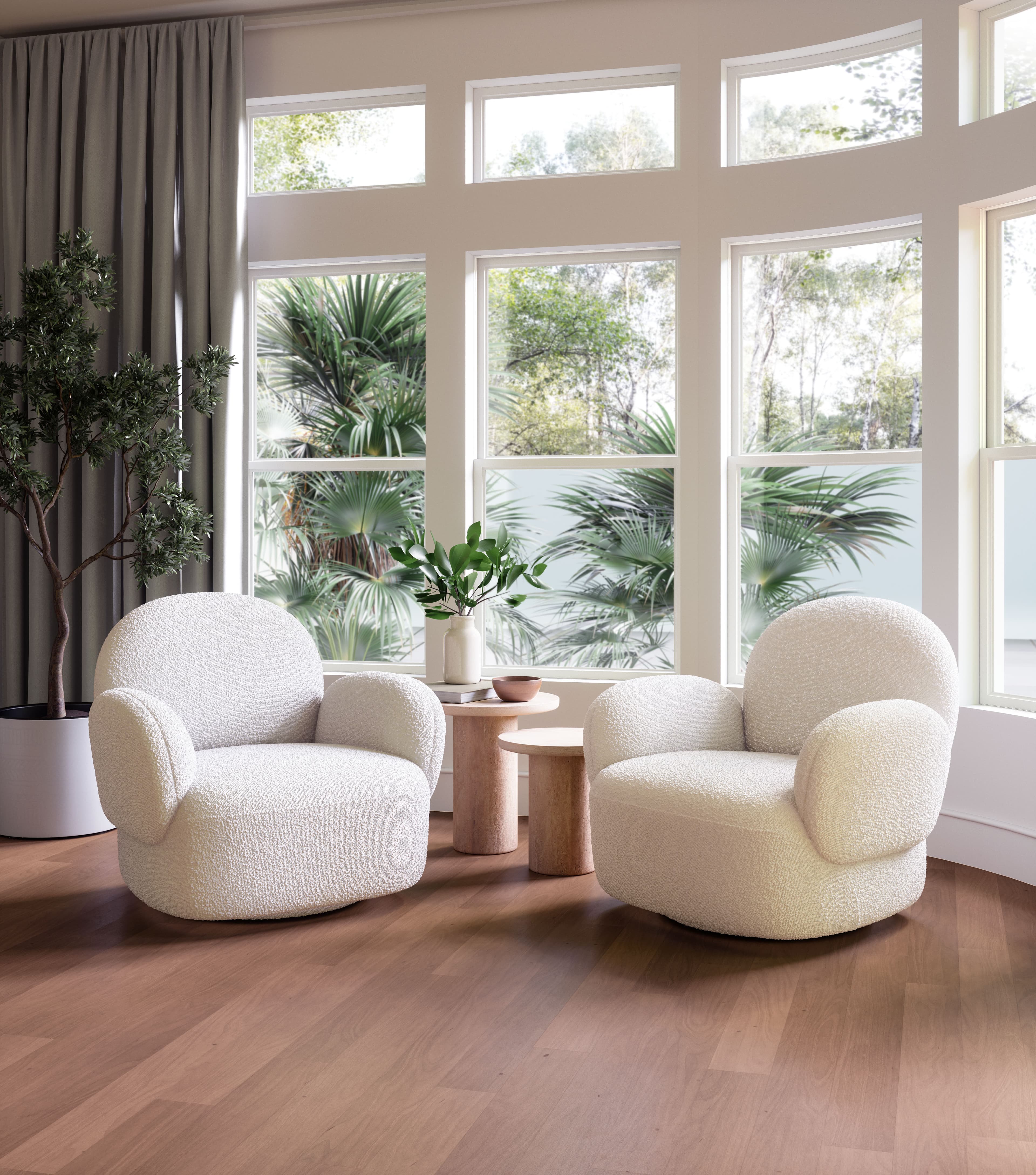 Pilka Swivel Chair White product image