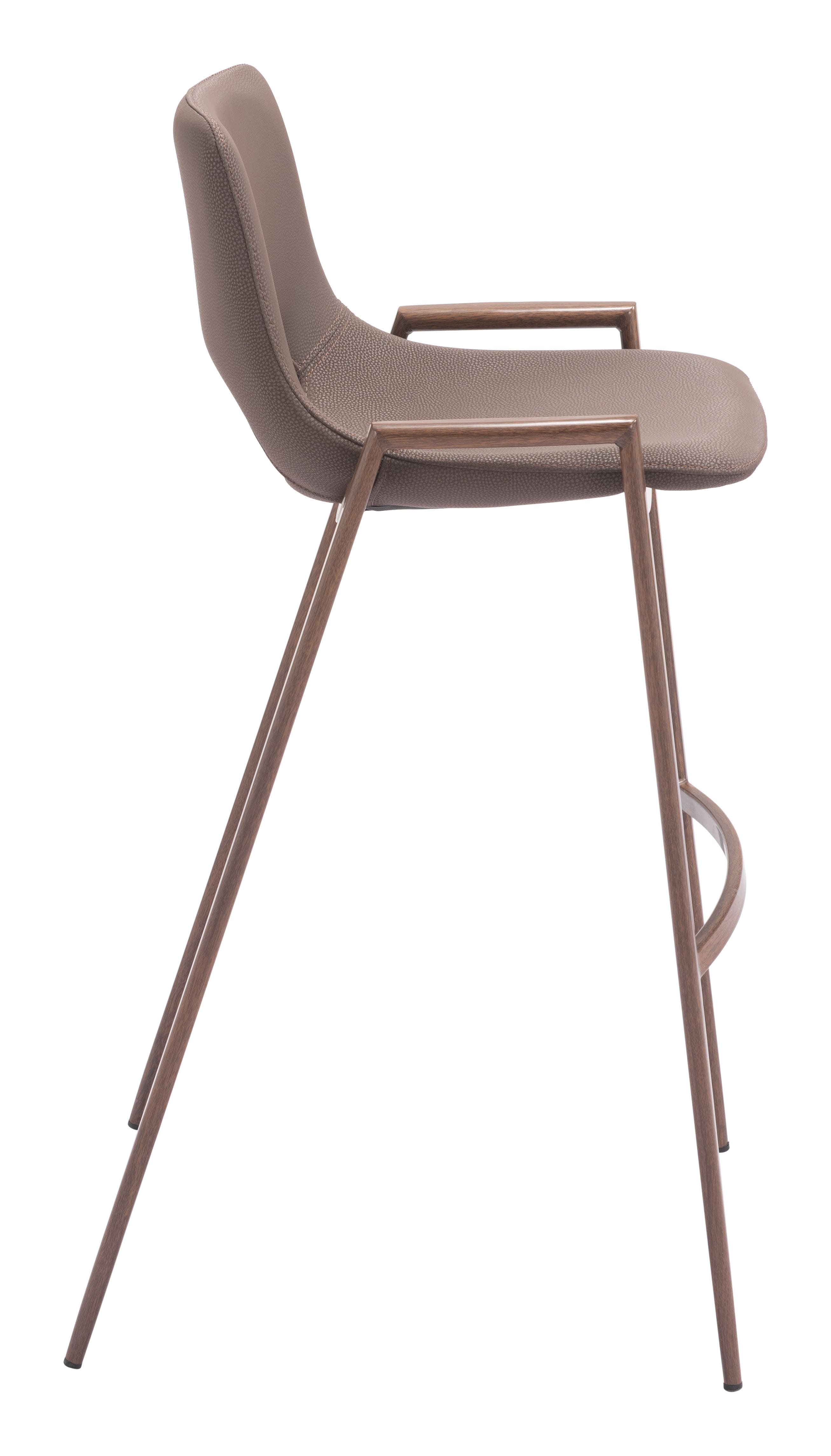 Desi Barstool (Set of 2) Brown & Walnut product image