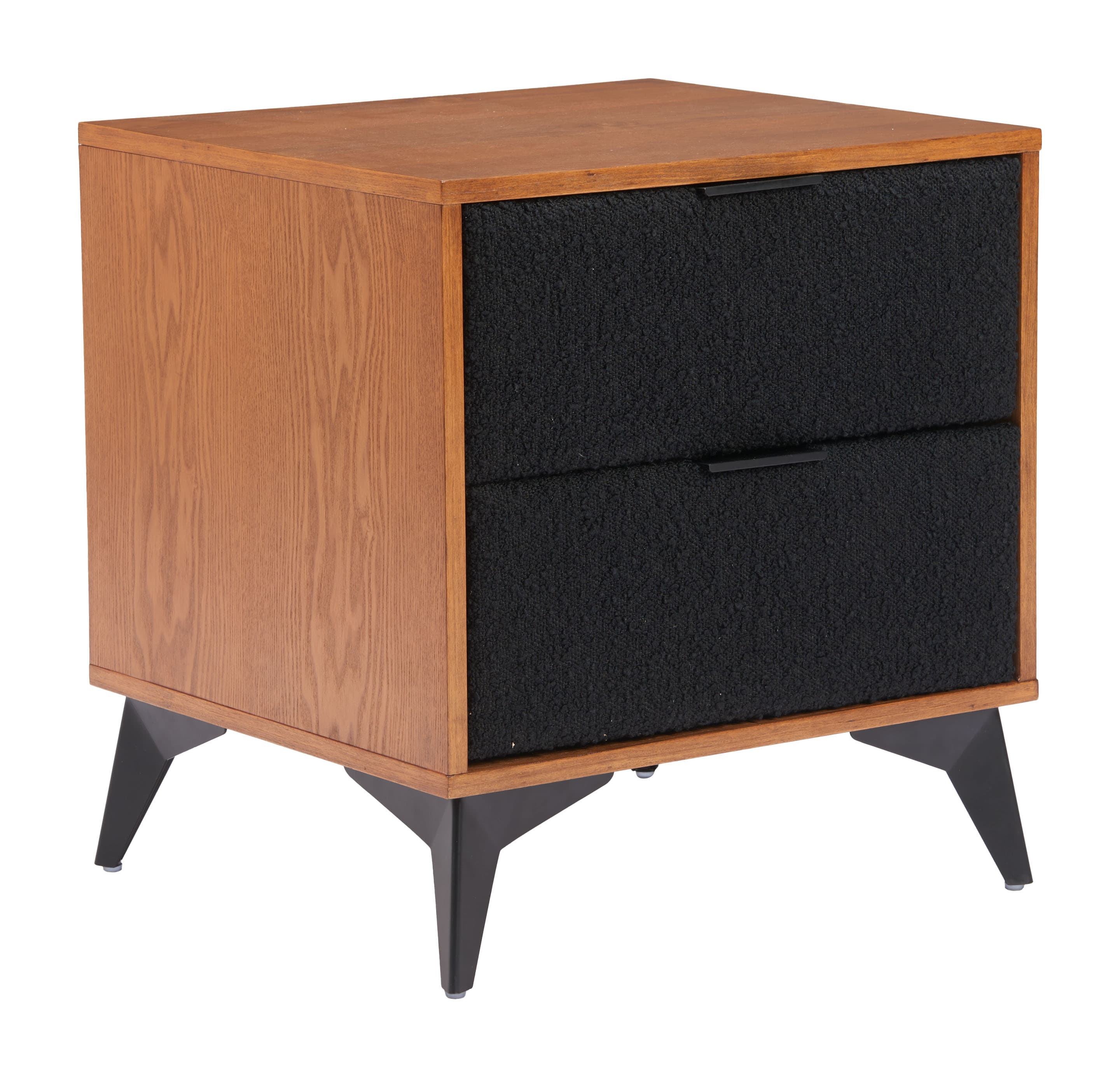 Zarif Nightstand Black & Walnut product image