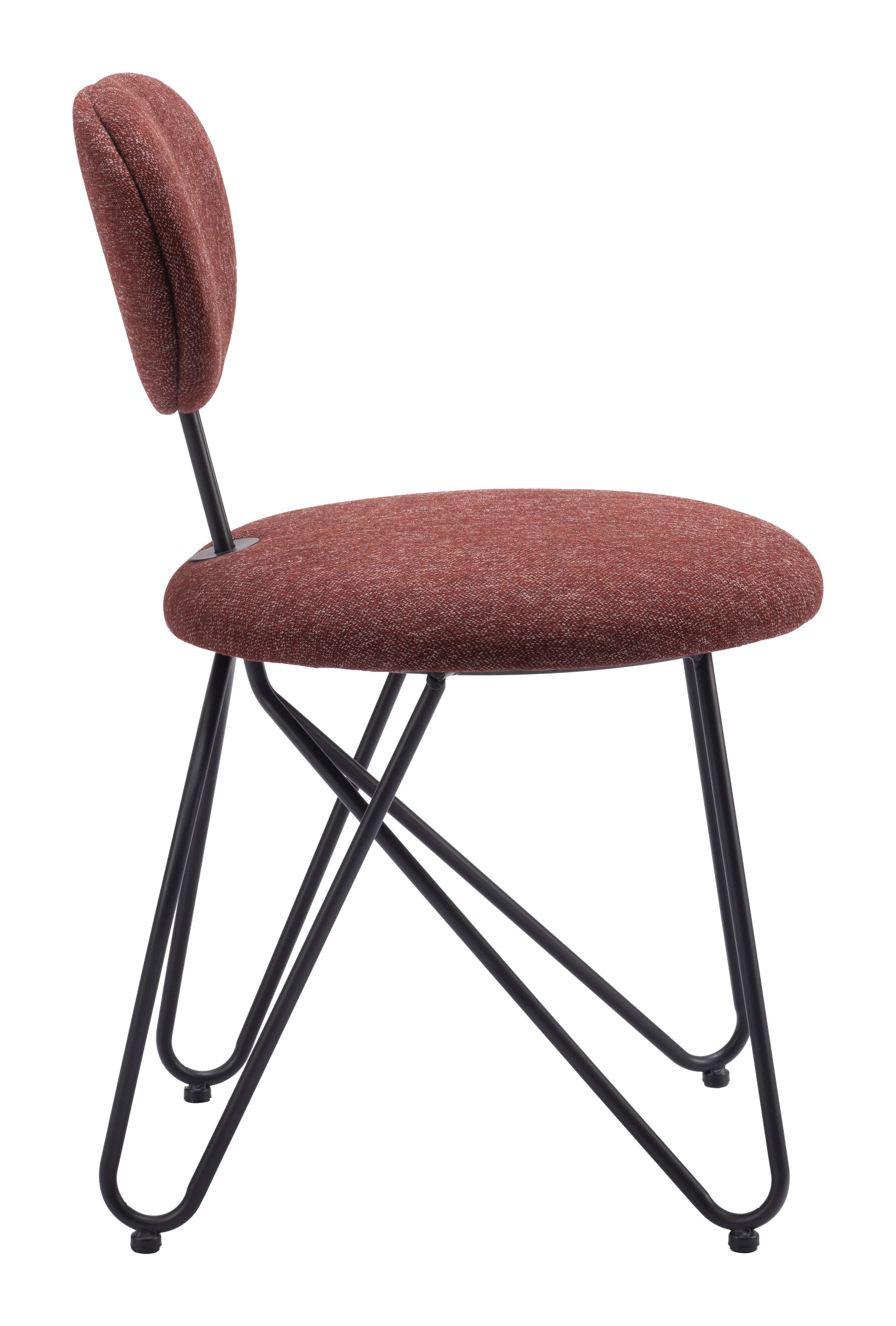 Novi Dining Chair (Set of 2) Maroon Brown product image