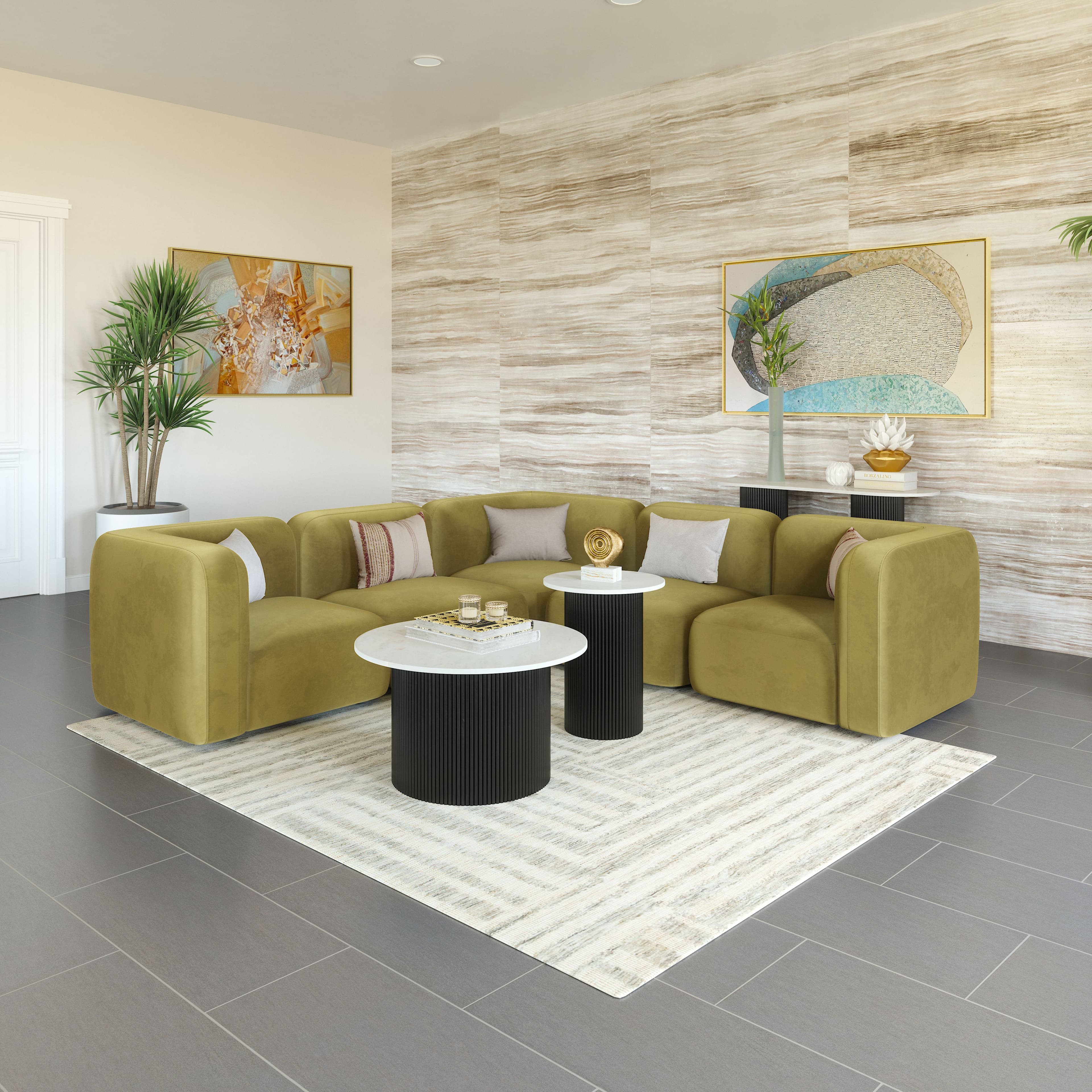 Biak Middle Chair Green product image