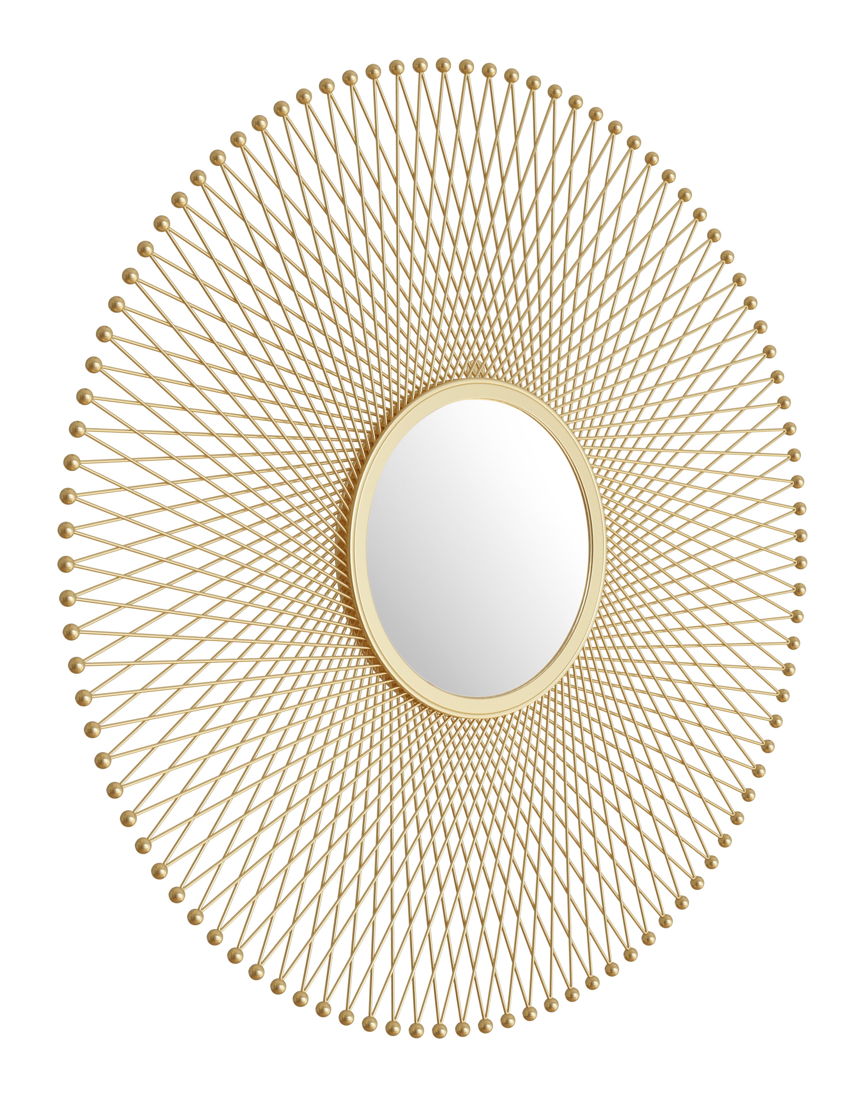 Glow Round Mirror Gold product image