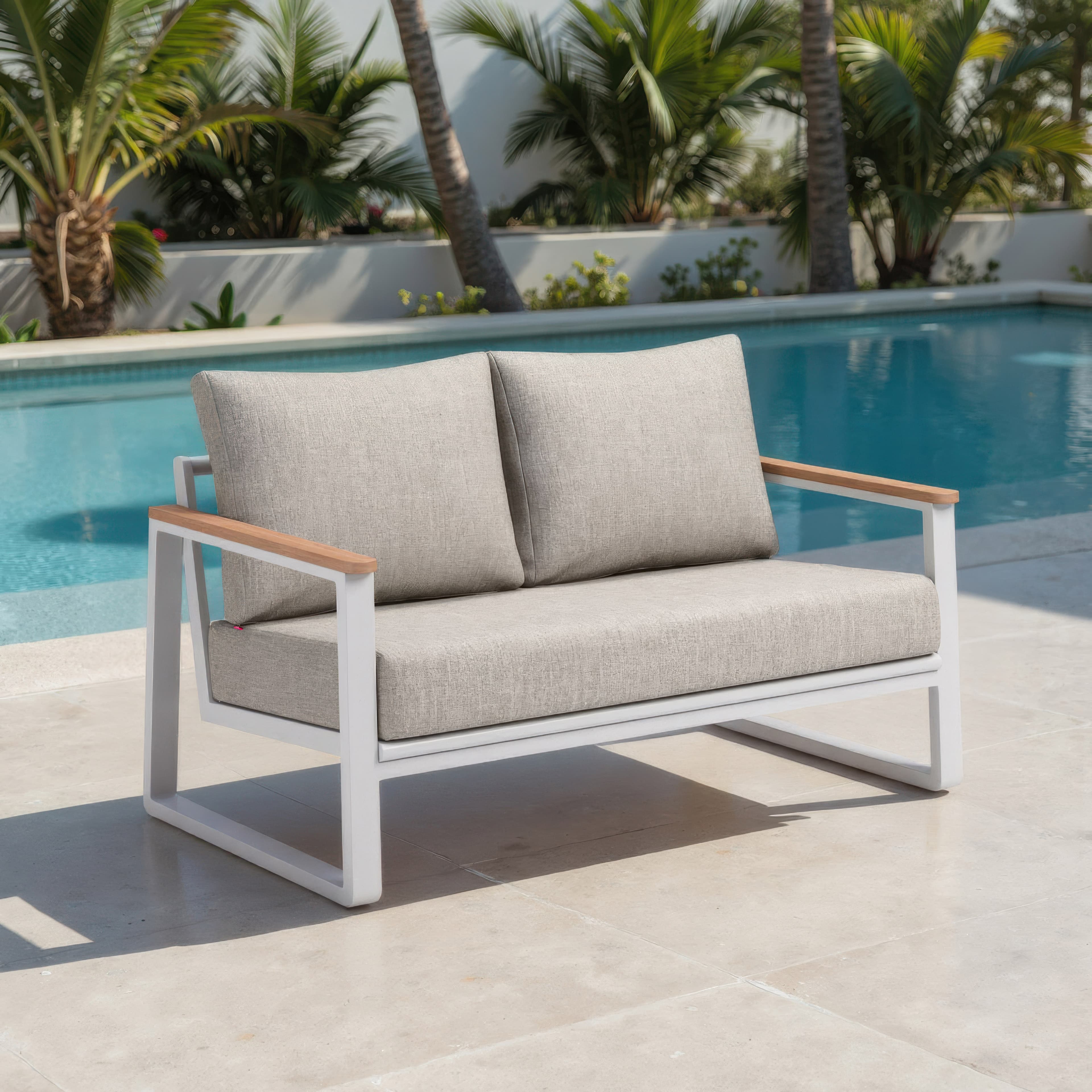 Welt Sofa Taupe & White product image