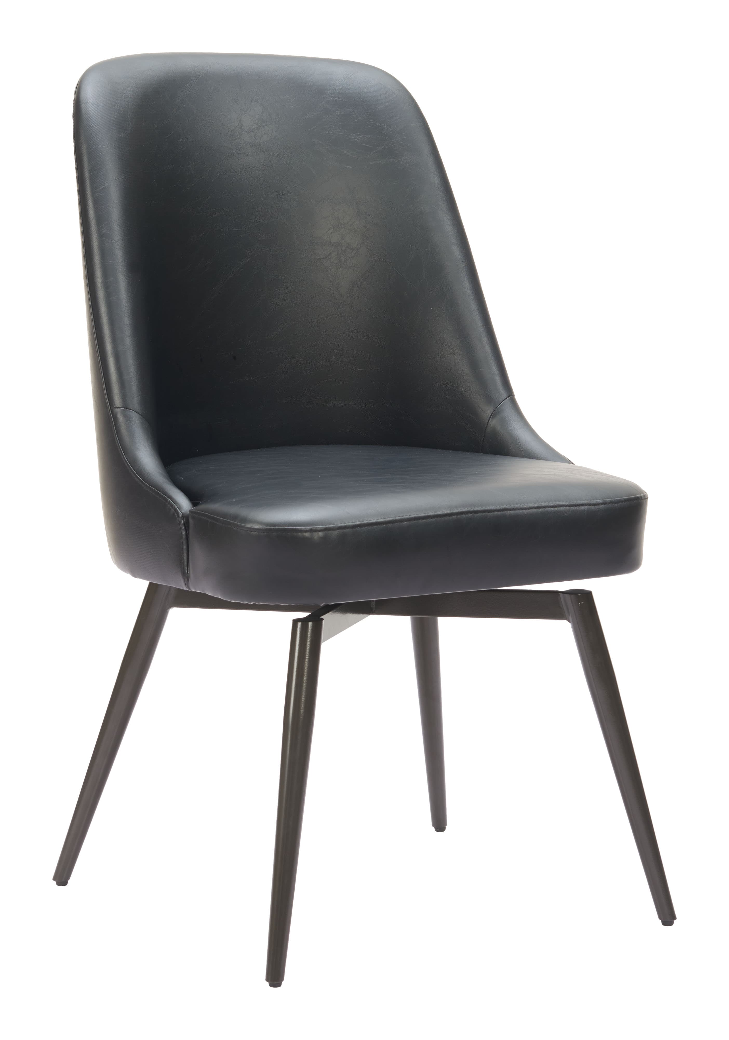 Keppel Swivel Dining Chair (Set of 2) Black product image