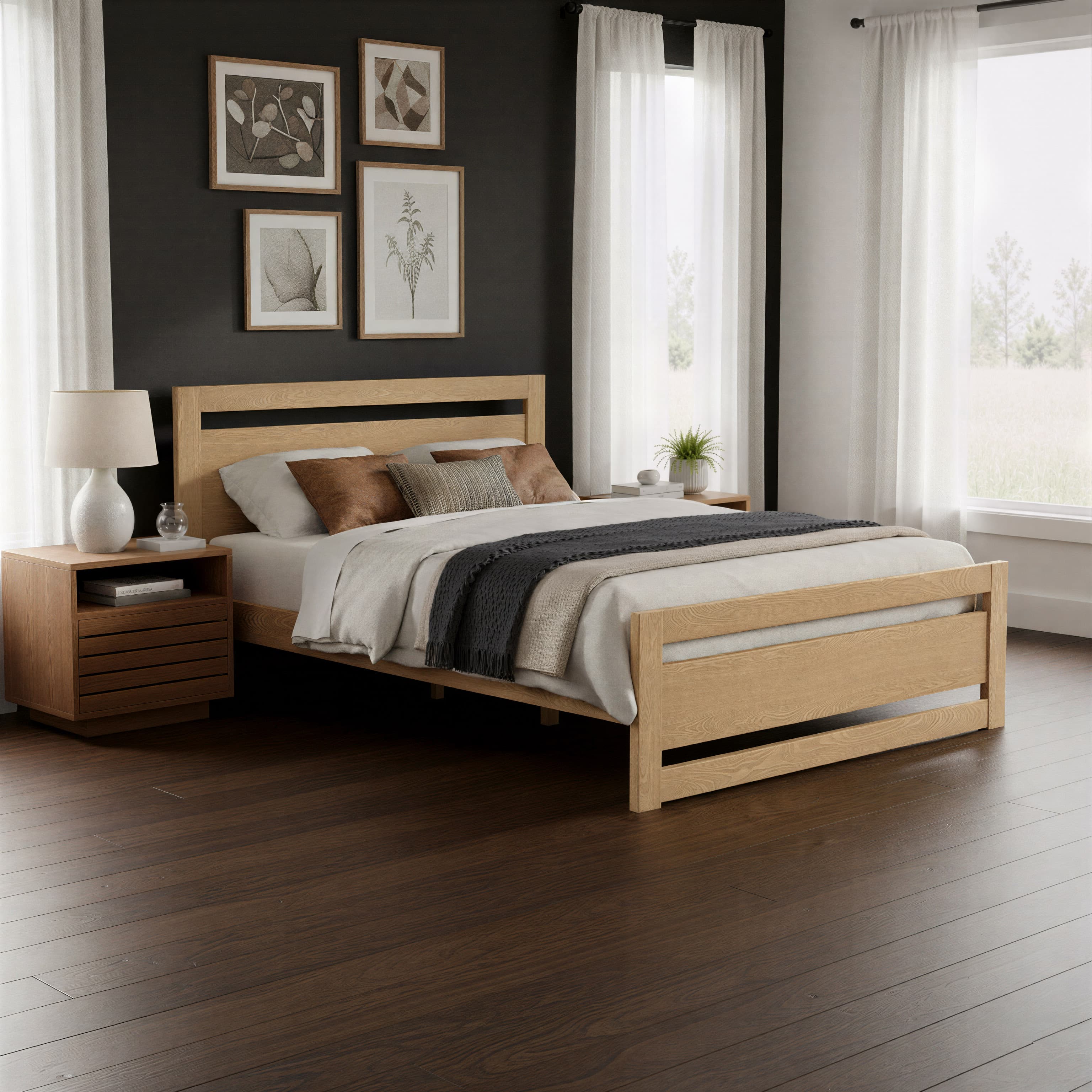 Repos Queen Bed Brown product image