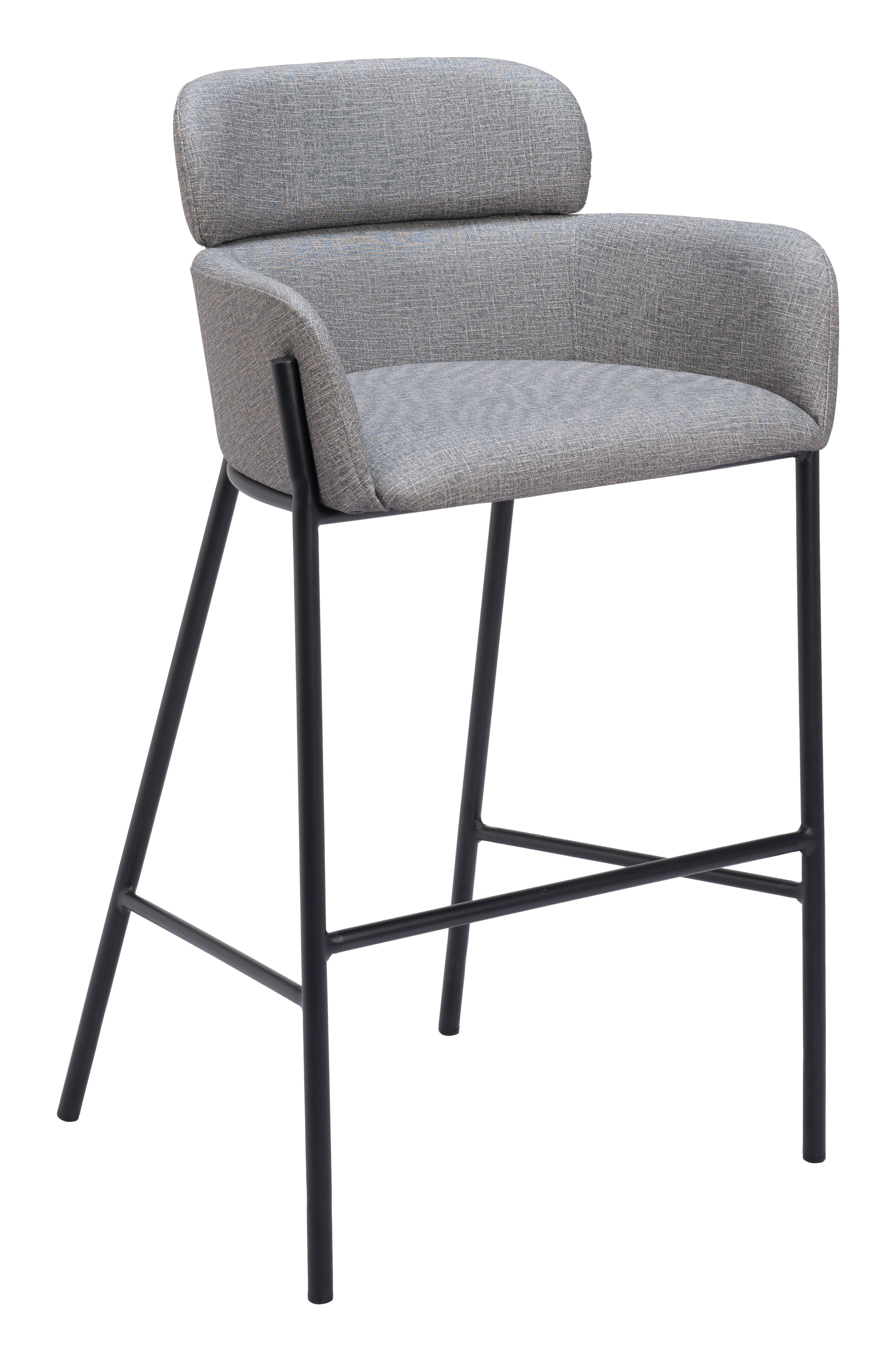Bremor Barstool Slate Gray product image