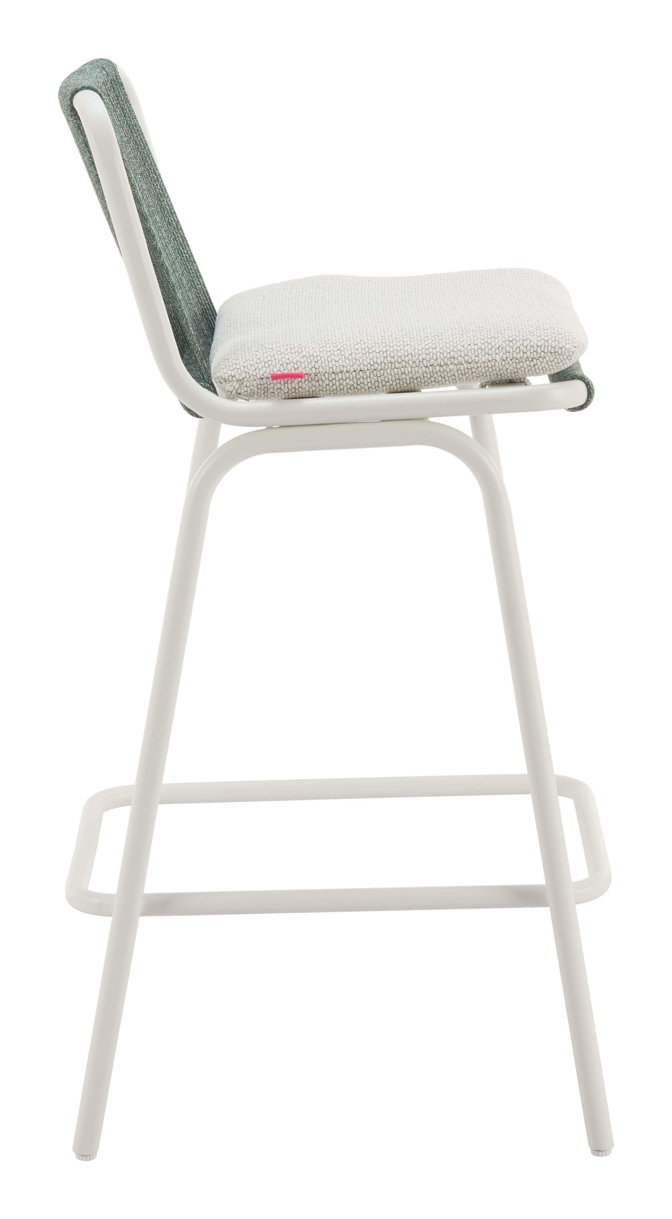 Luft Barstool (Set of 2) White & Green product image