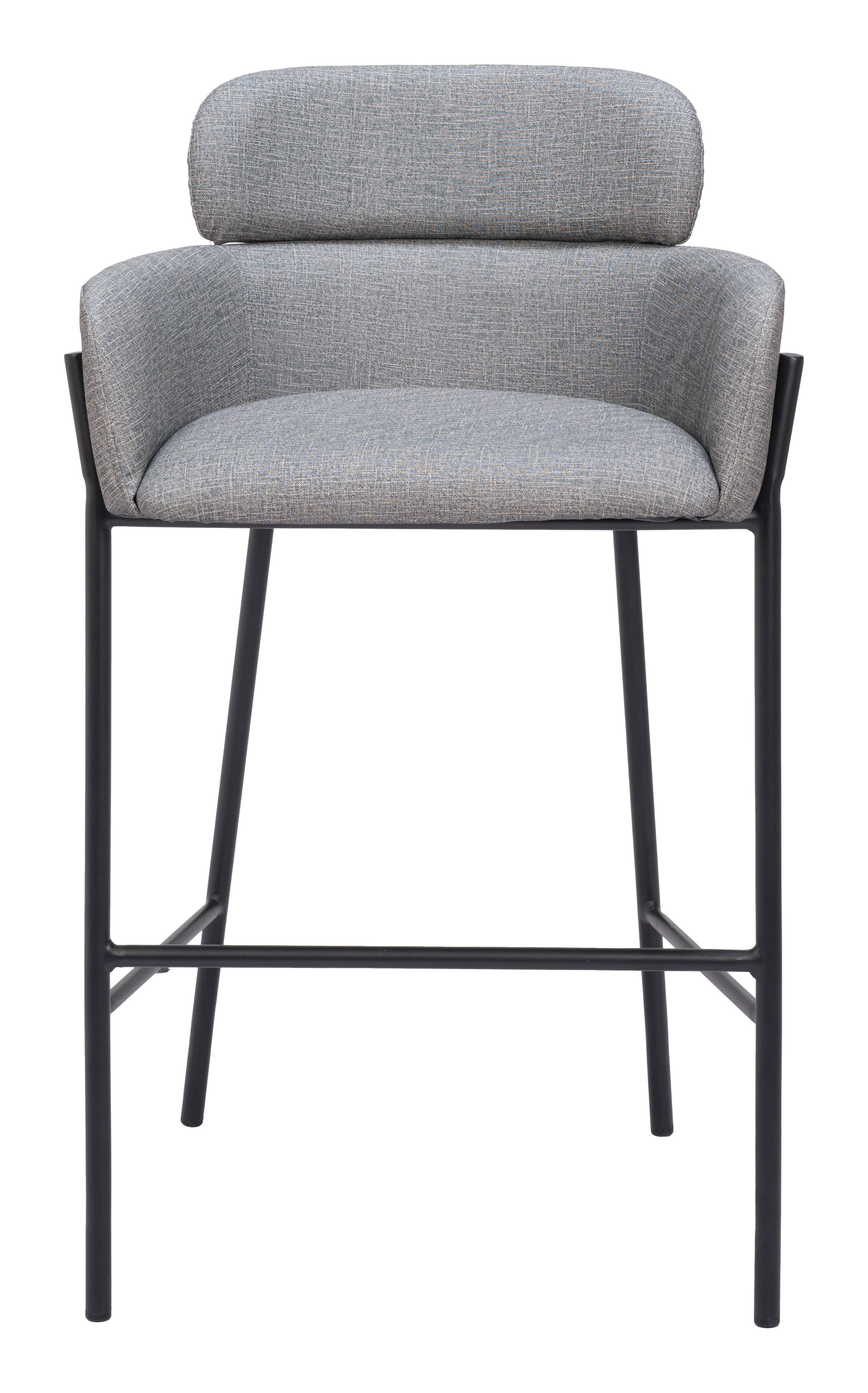 Bremor Barstool Slate Gray product image