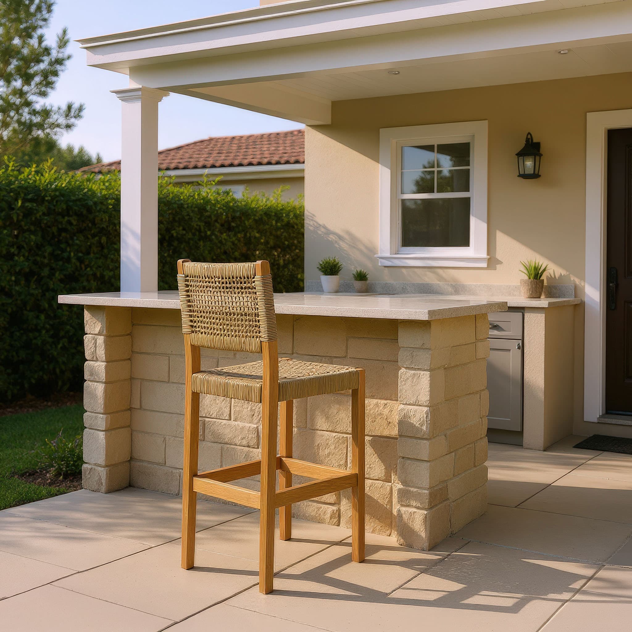 Corde Barstool Beige product image