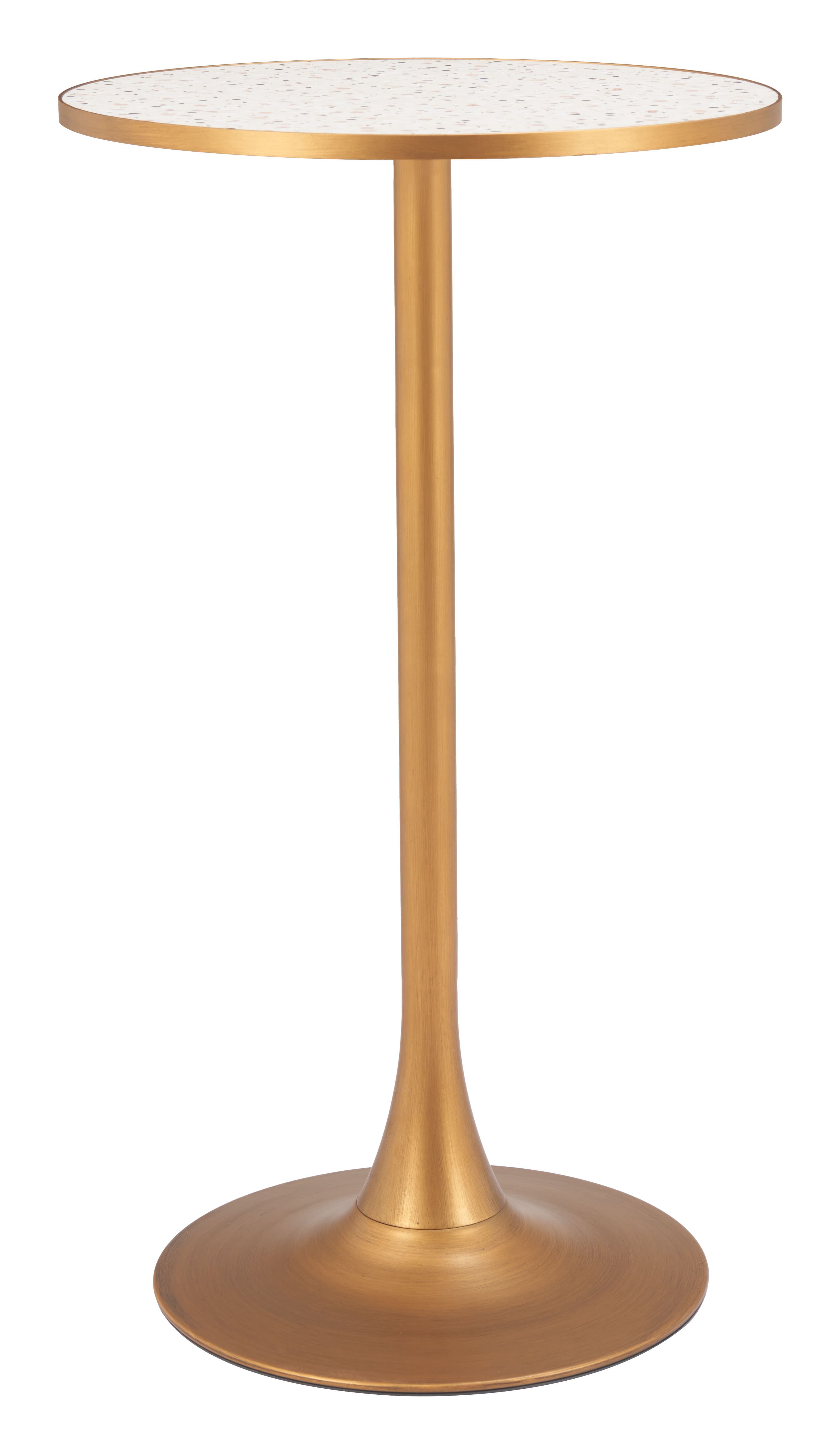 Bite Bar Table Beige & Gold product image