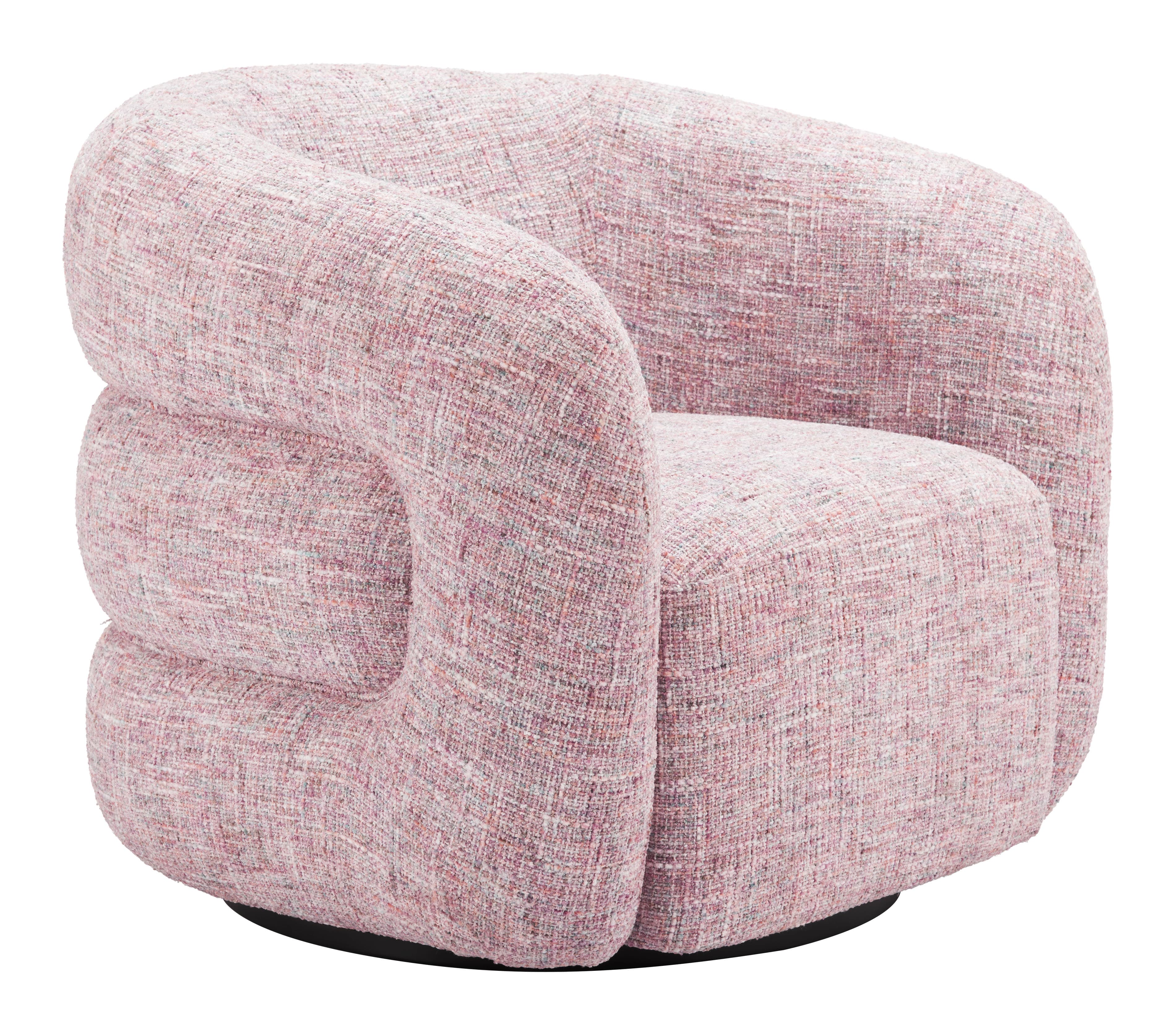 Refine Swivel Chair Pink Tweed product image
