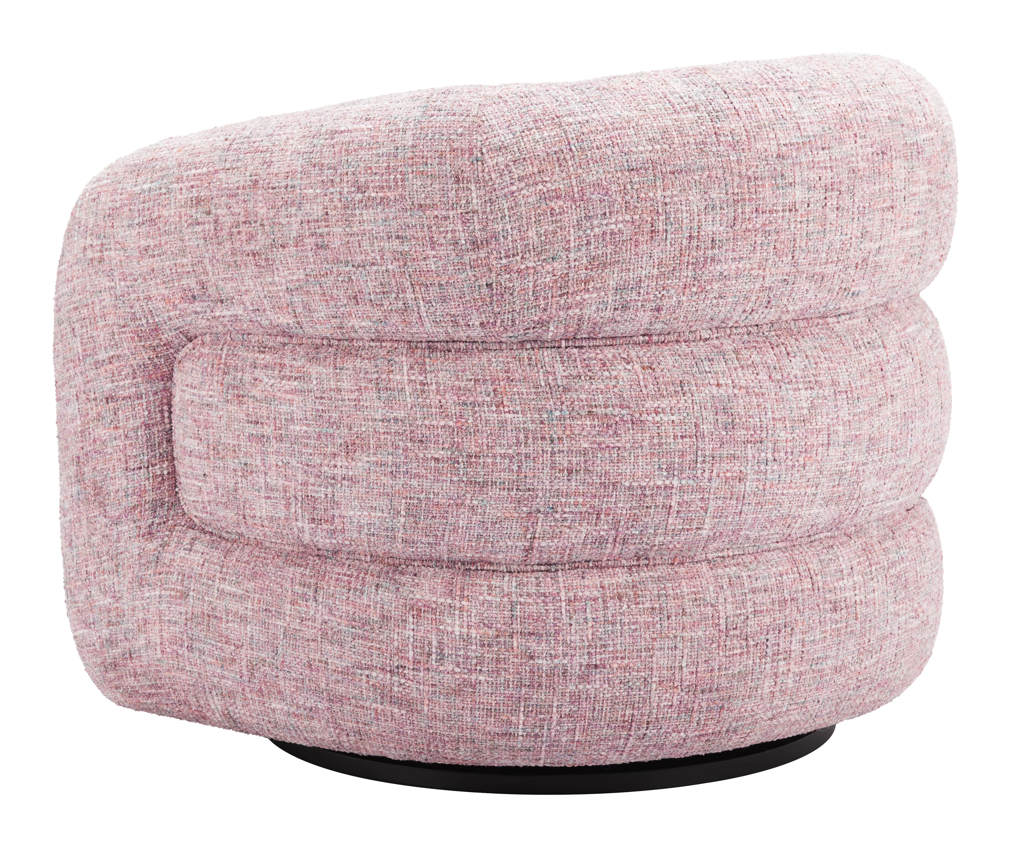 Refine Swivel Chair Pink Tweed product image