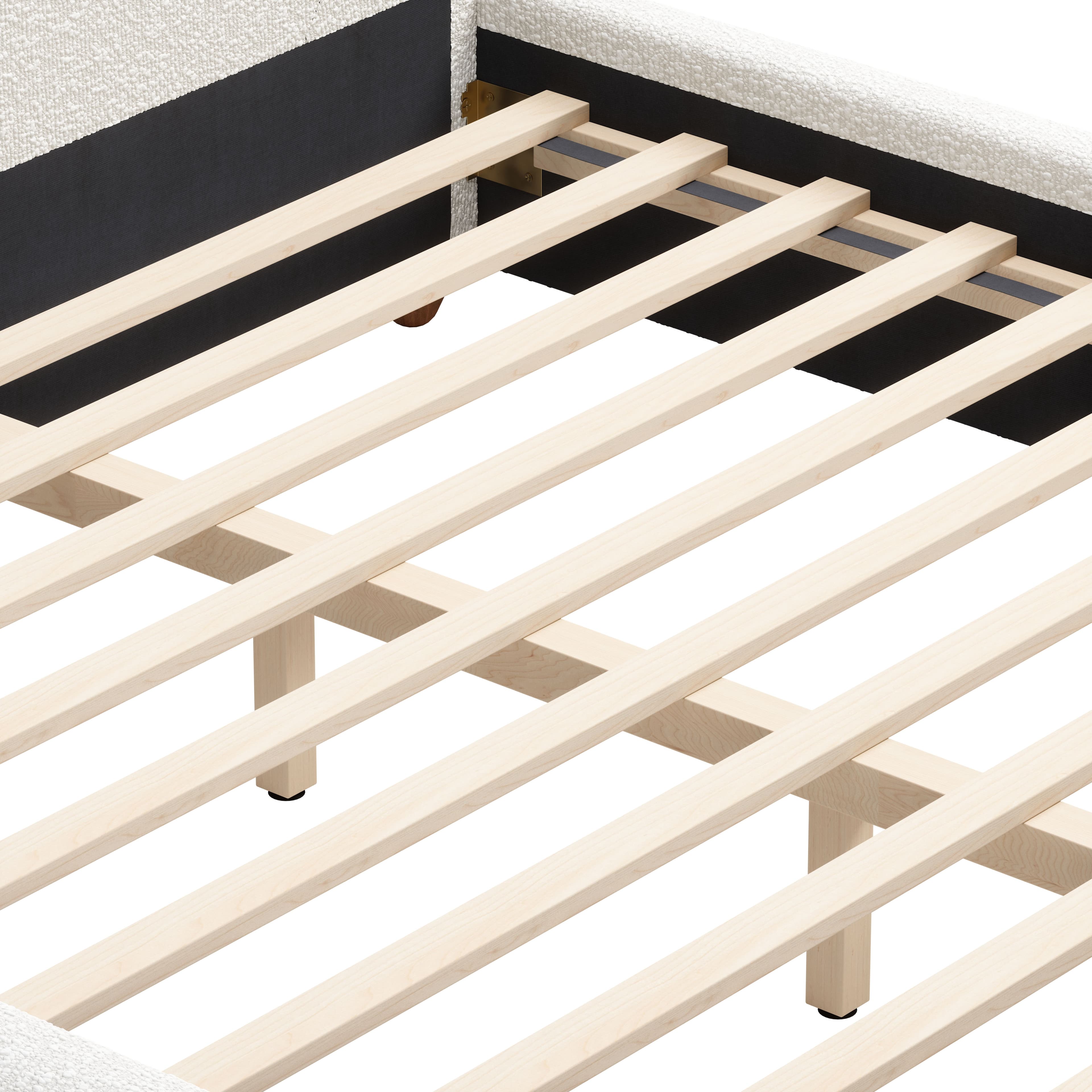 Baris Queen Bed Ivory product image