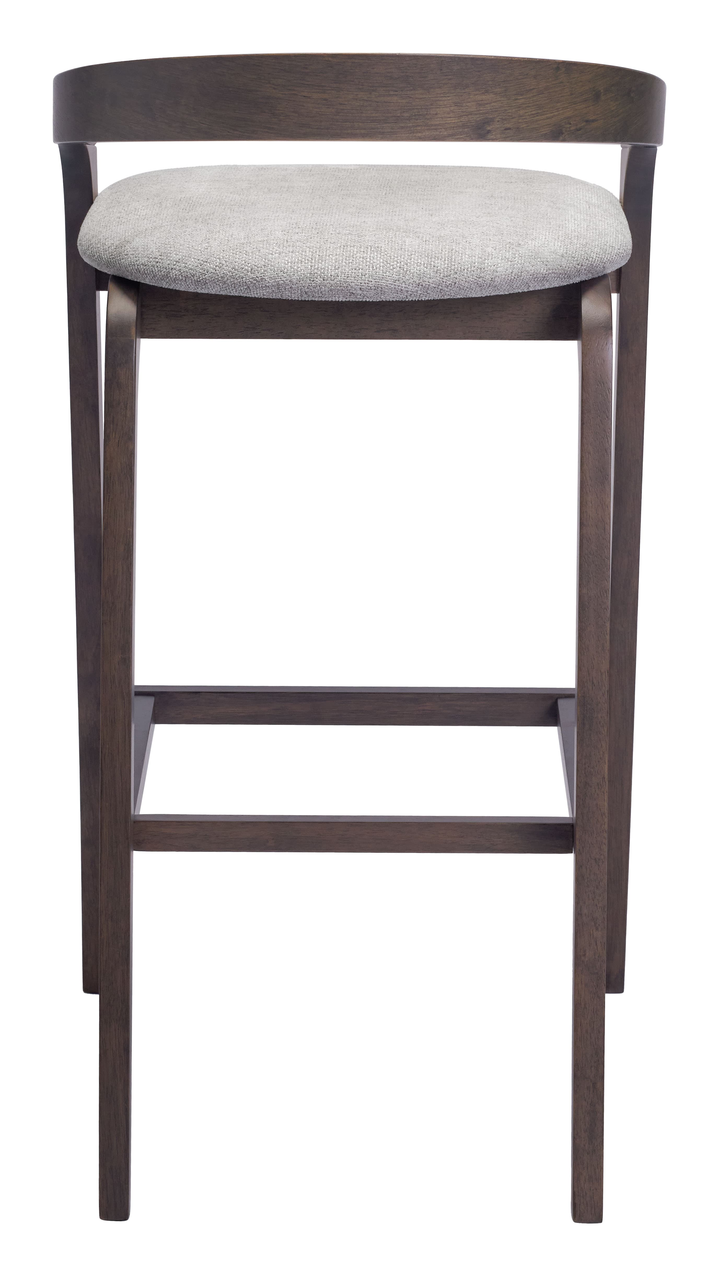 Troy Barstool (Set of 2) Dove Gray & Espresso product image