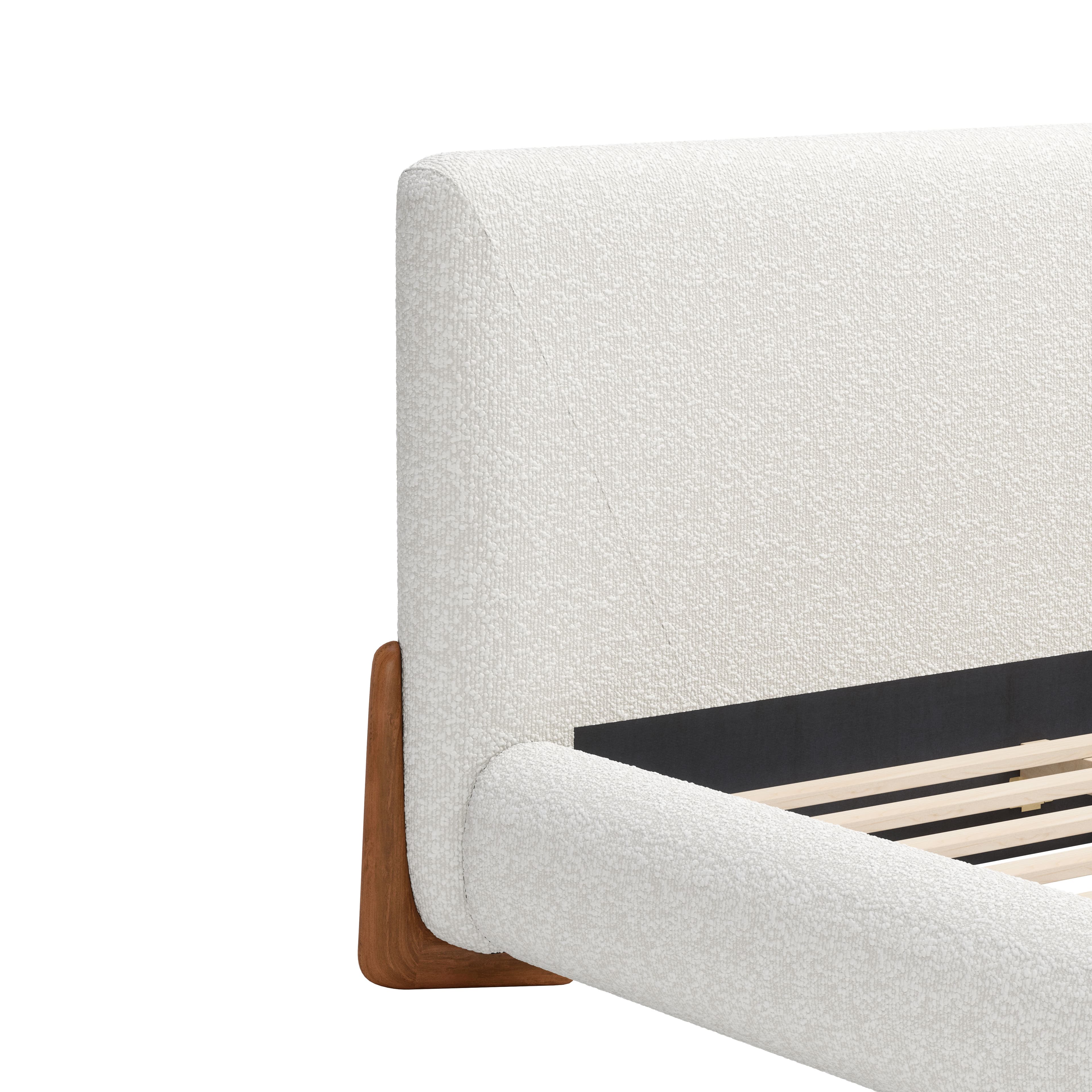 Baris Queen Bed Ivory product image