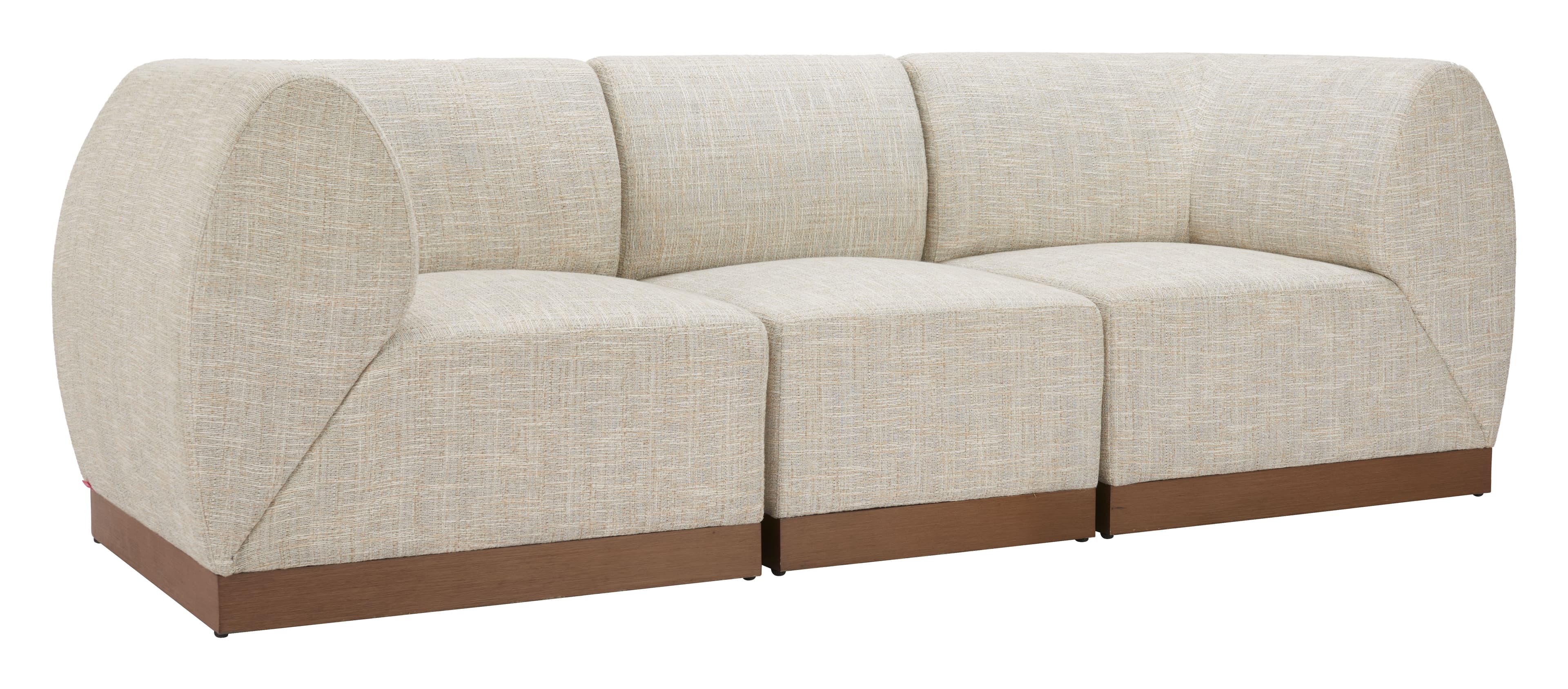 Christy Corner Chair Beige product image
