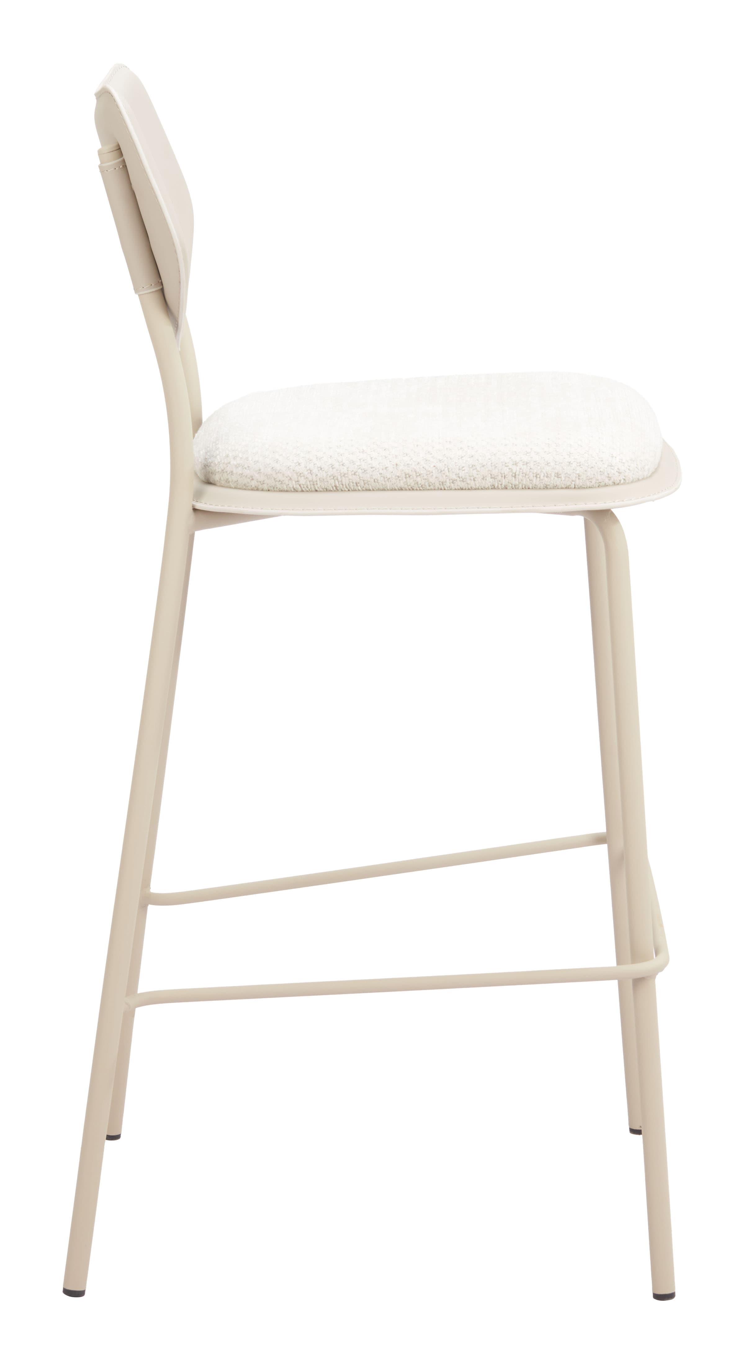Zeal Barstool (Set of 4) Light Gray & Beige product image