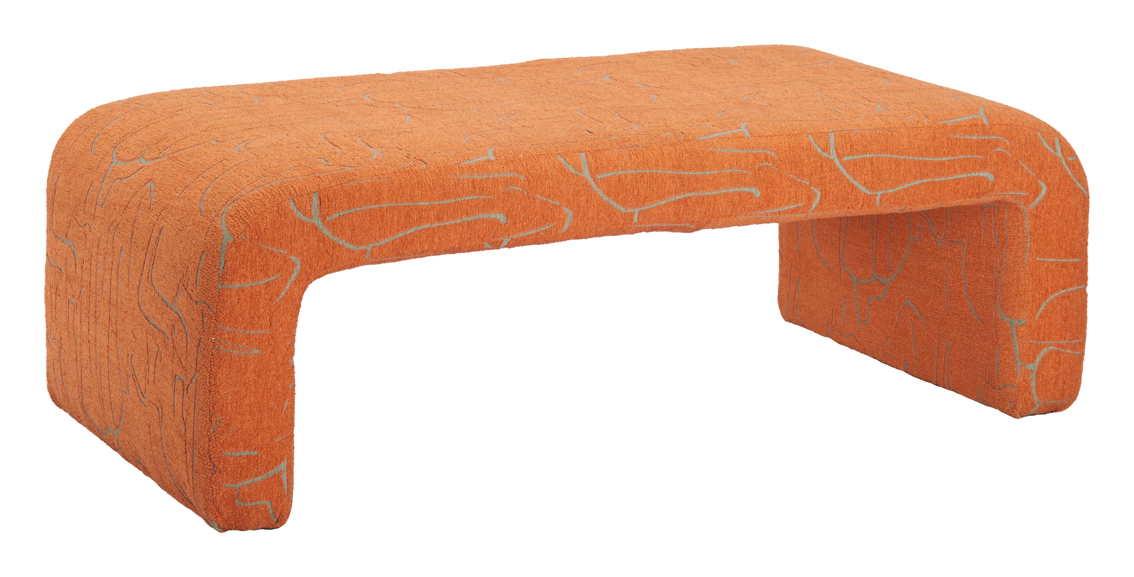 Nendo Bench Abstract Orange product image