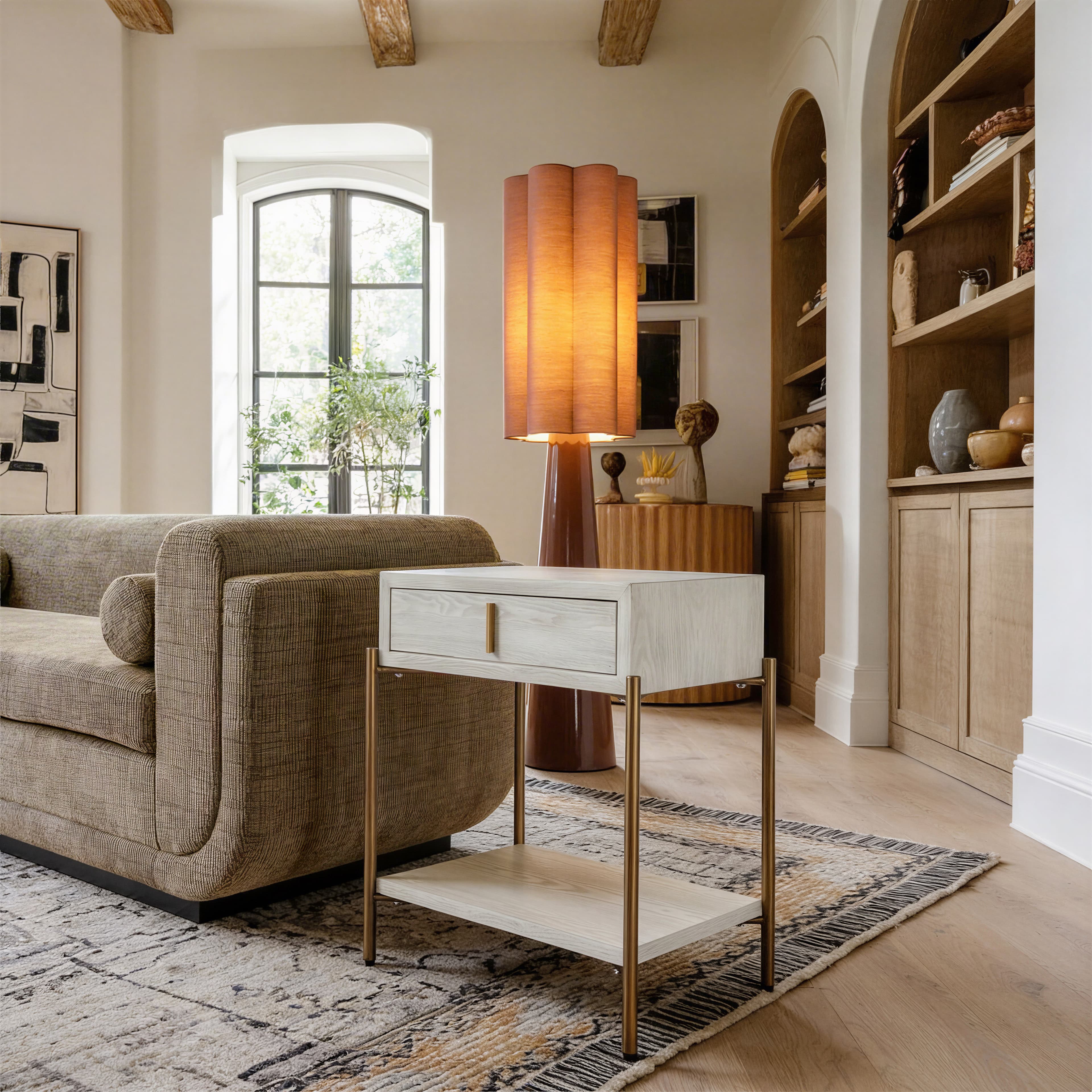 Yoru Side Table Oak White product image