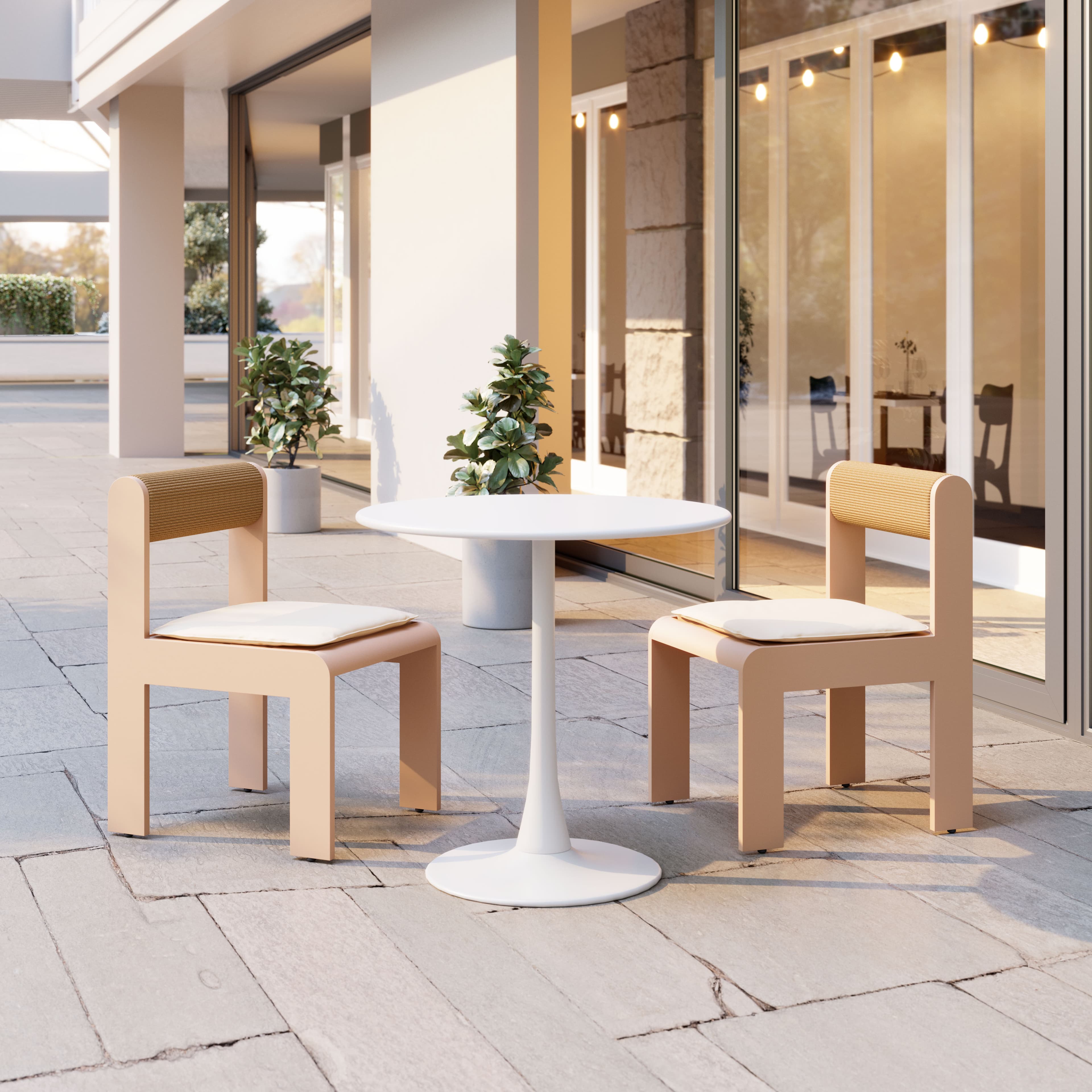 Island Dining Chair (Set of 2) White product image