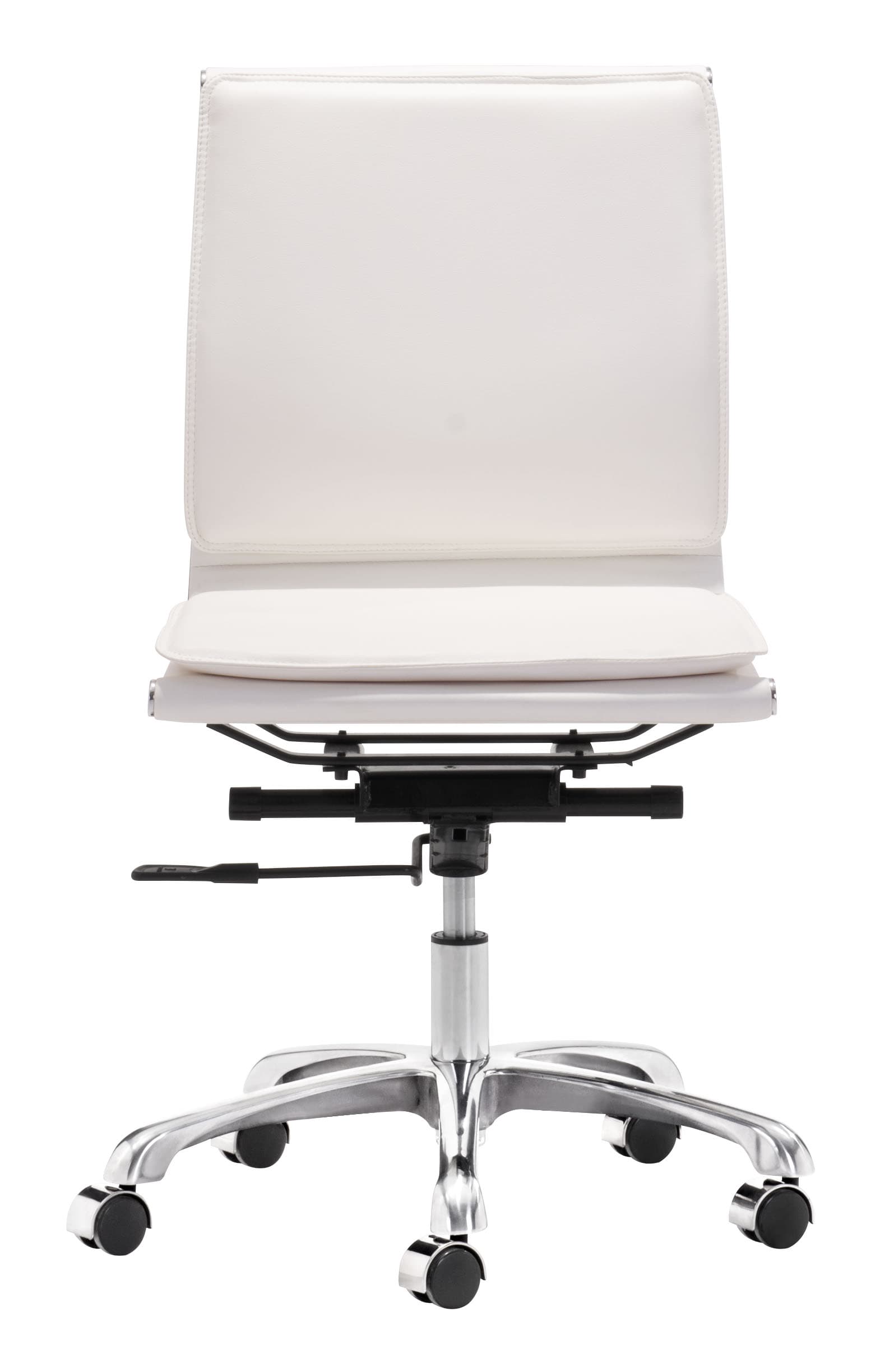Lider Plus Armless Office Chair White product image