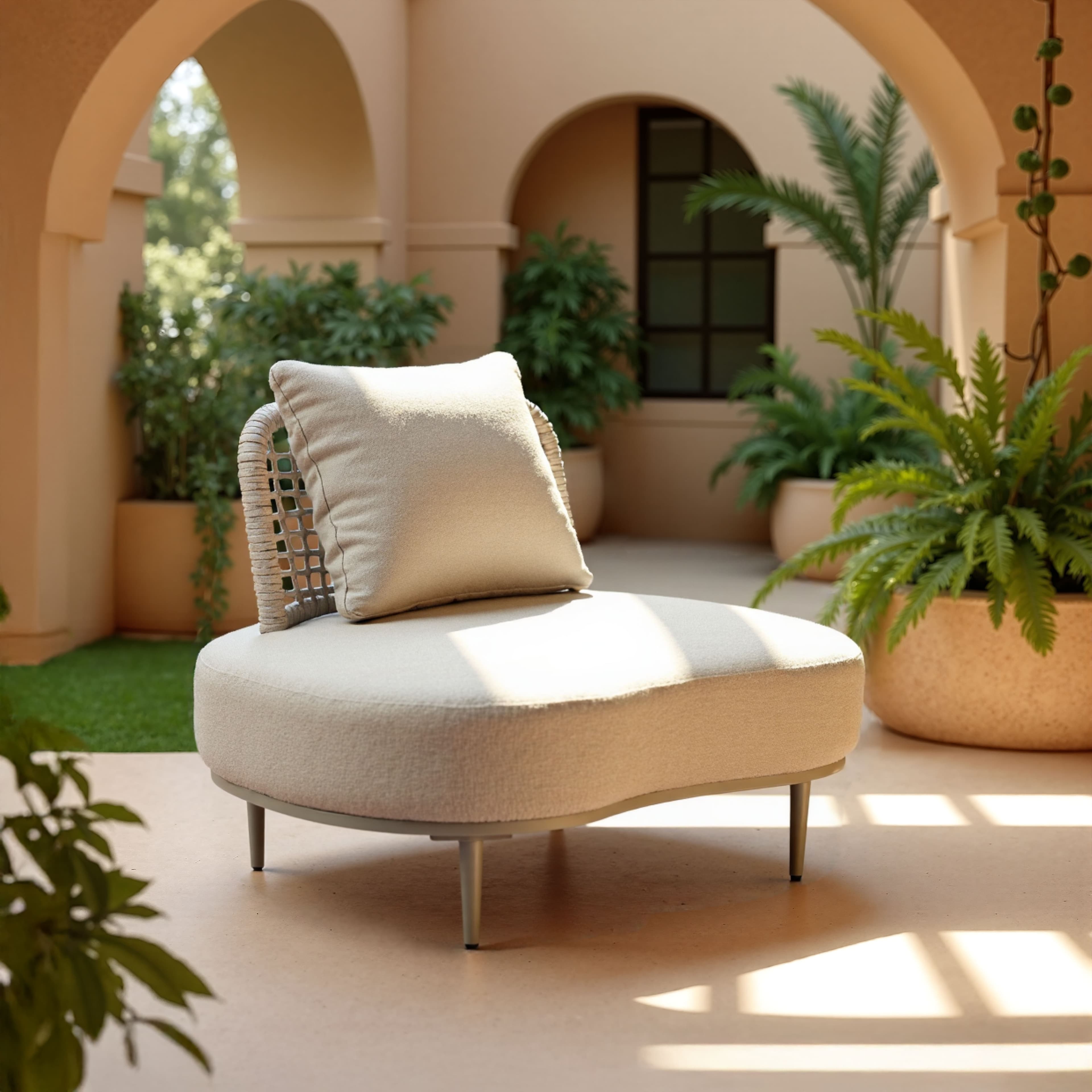 Ruhe Accent Chair Beige product image