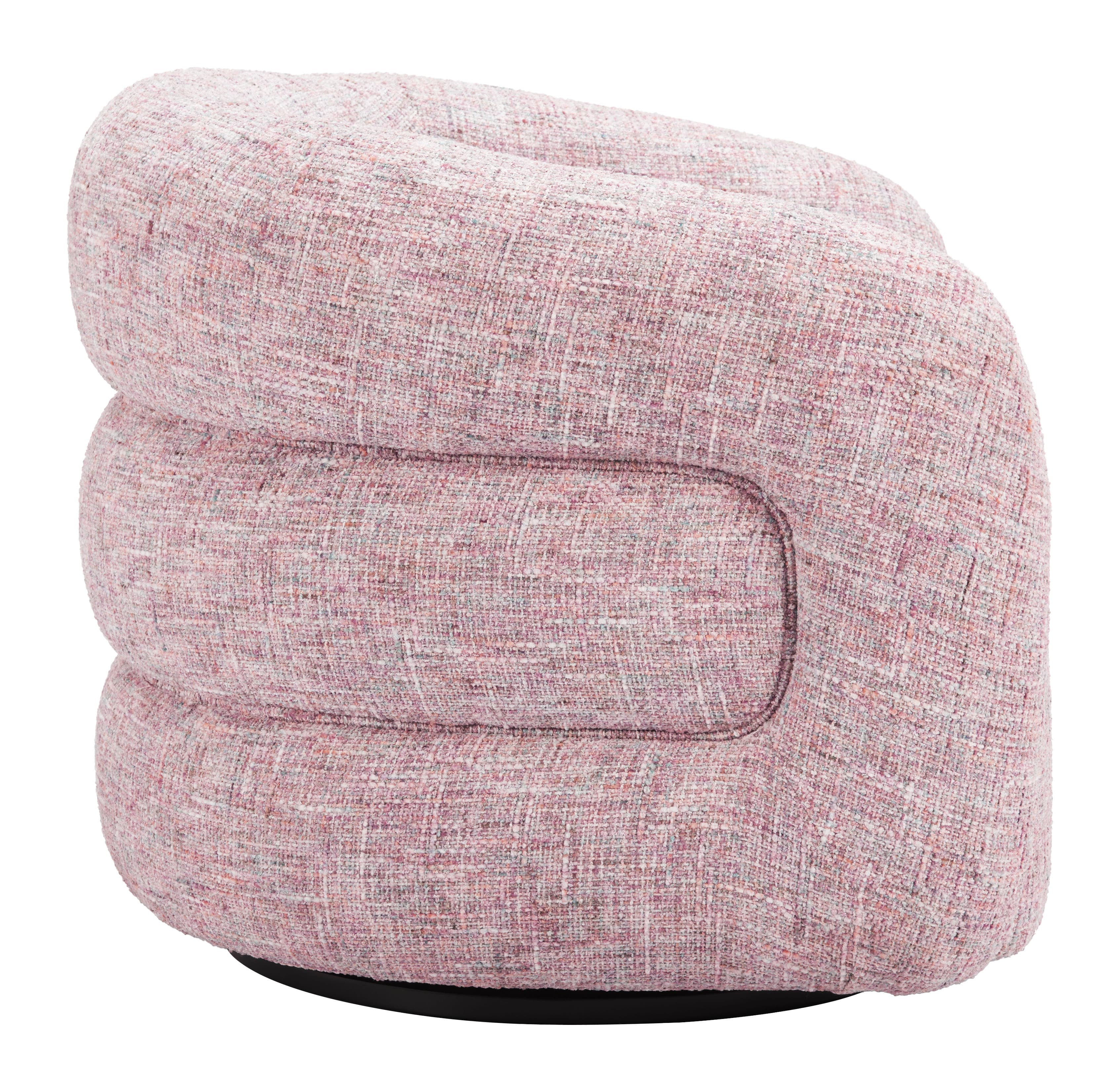 Refine Swivel Chair Pink Tweed product image