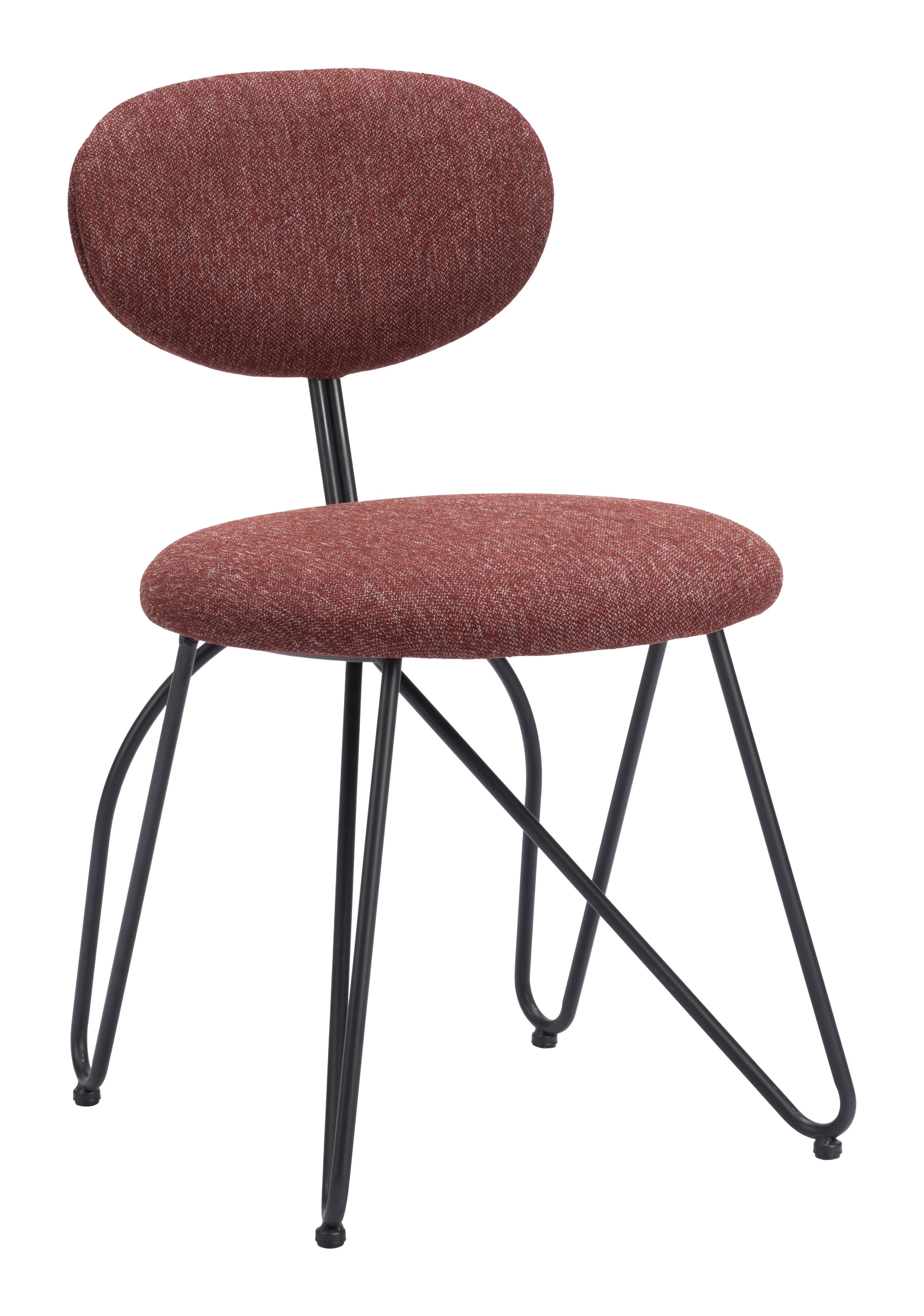 Novi Dining Chair (Set of 2) Maroon Brown product image