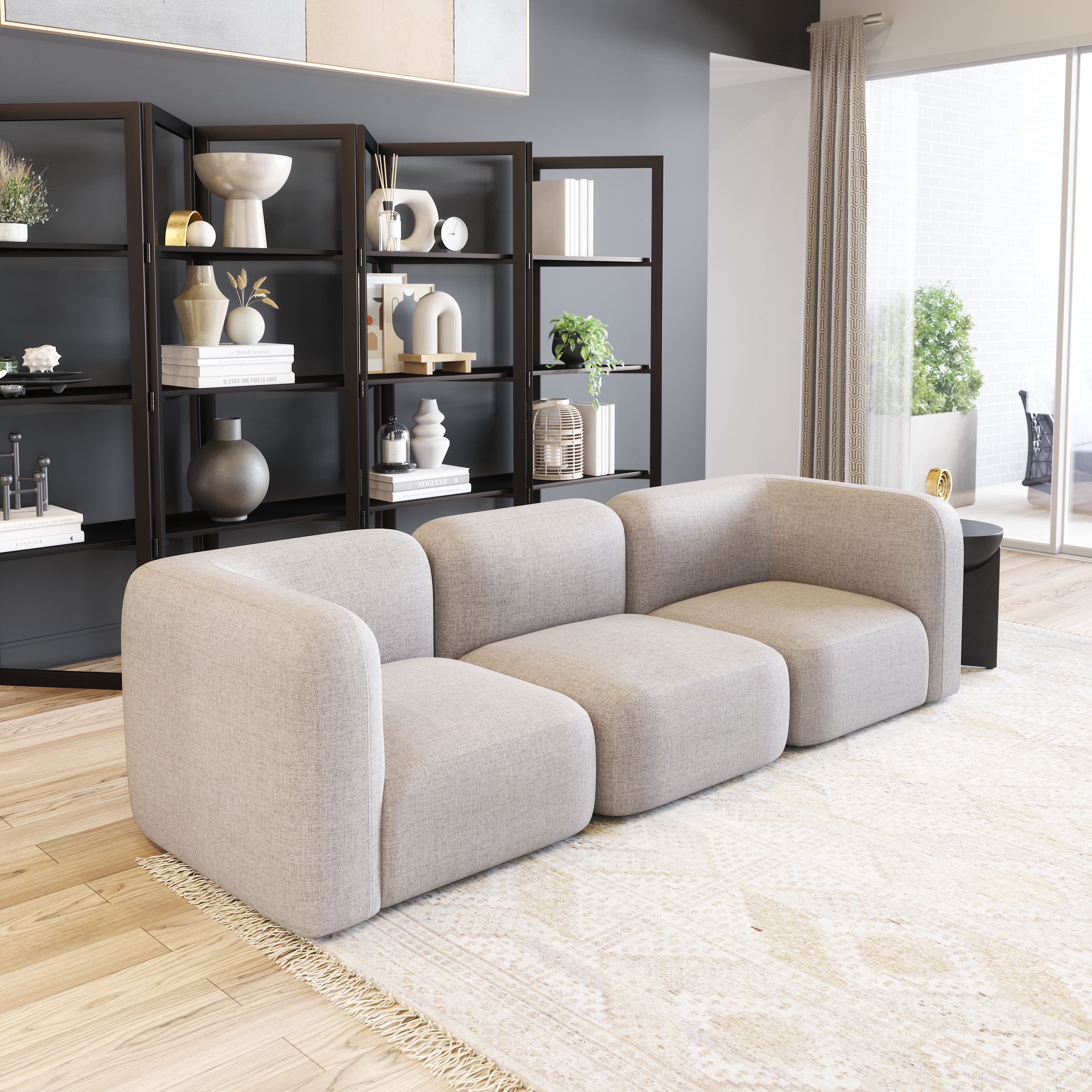 Biak Corner Chair Gray product image