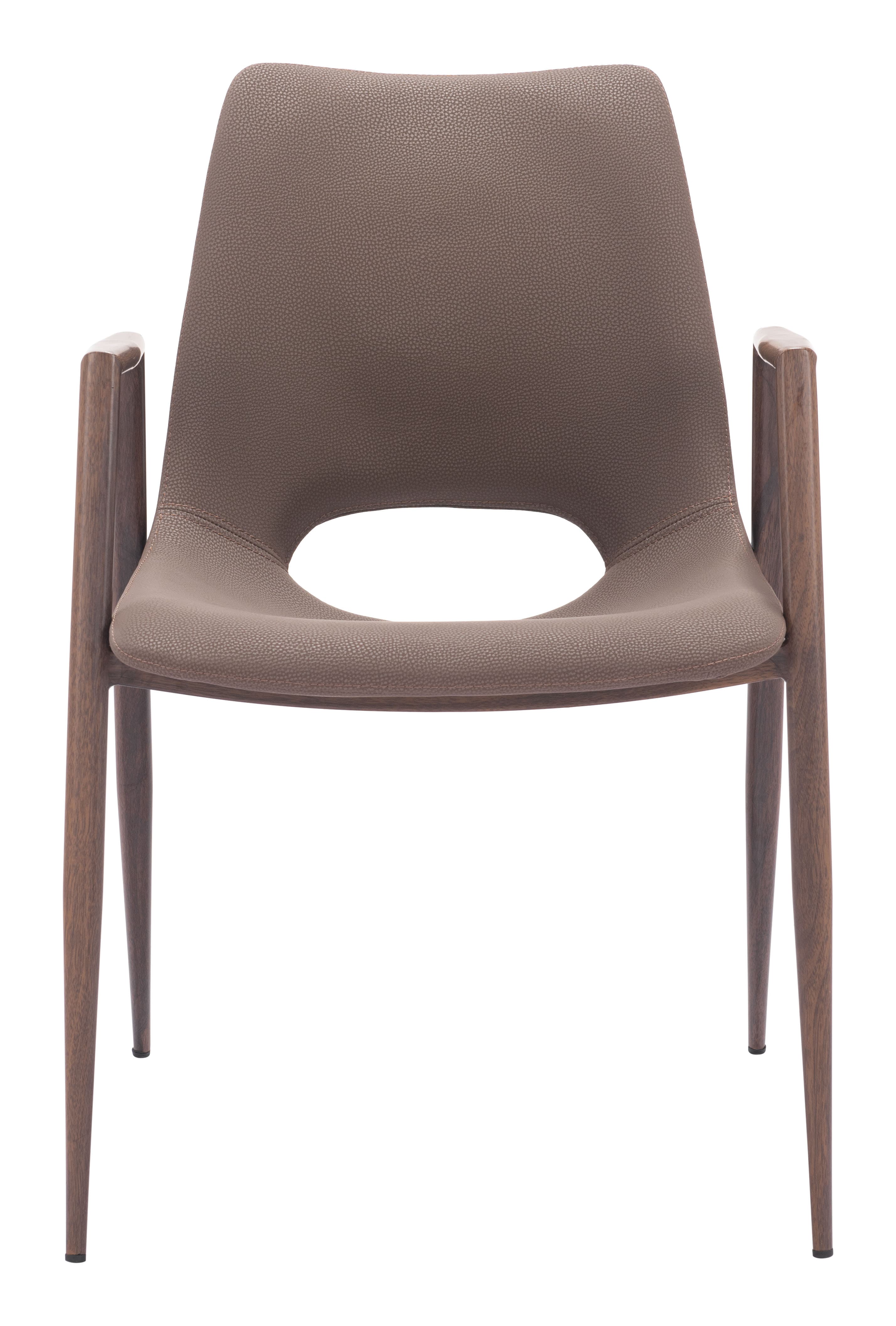Desi Dining Chair (Set of 2) Brown & Walnut product image