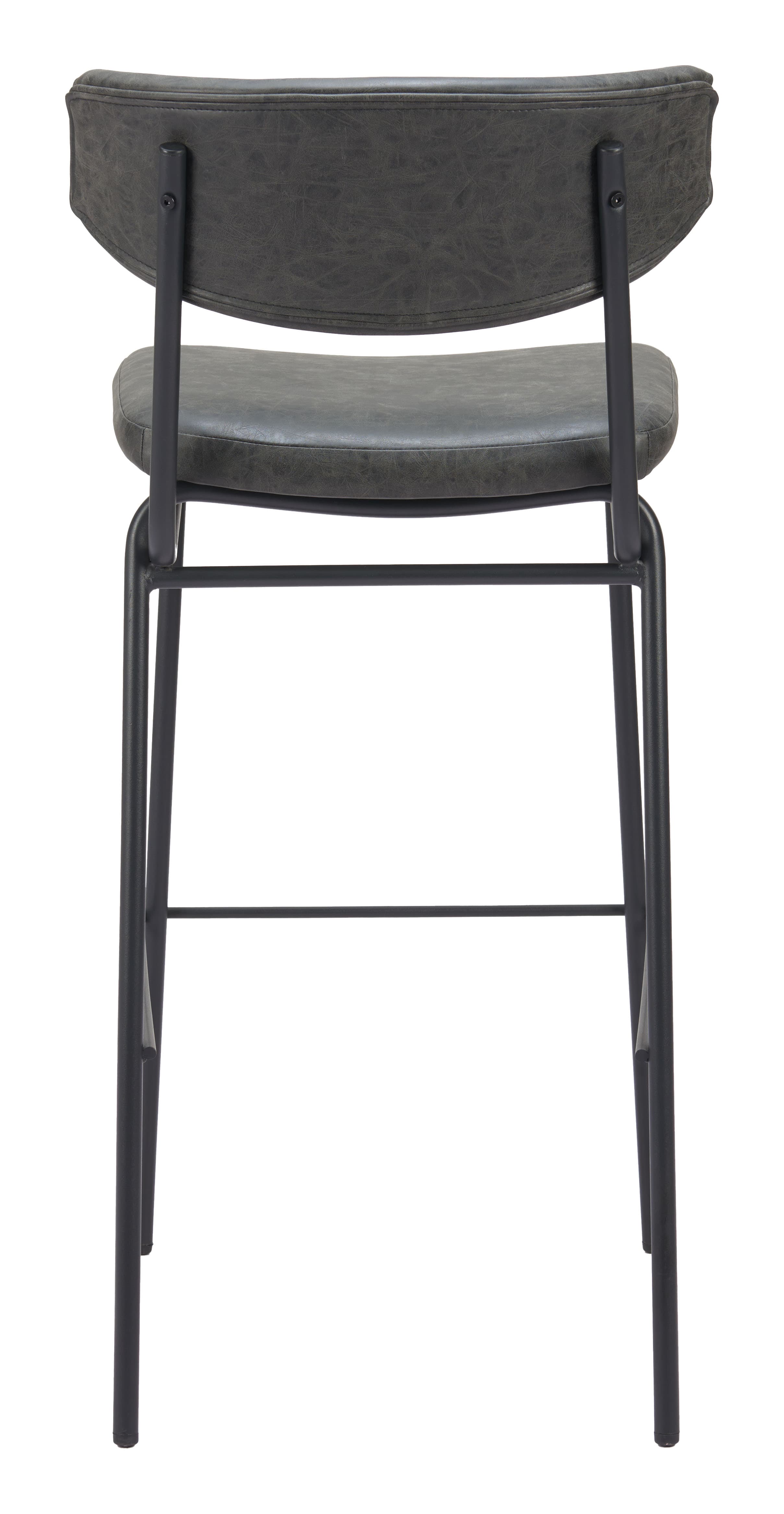 Charon Barstool (Set of 2) Vintage Black product image
