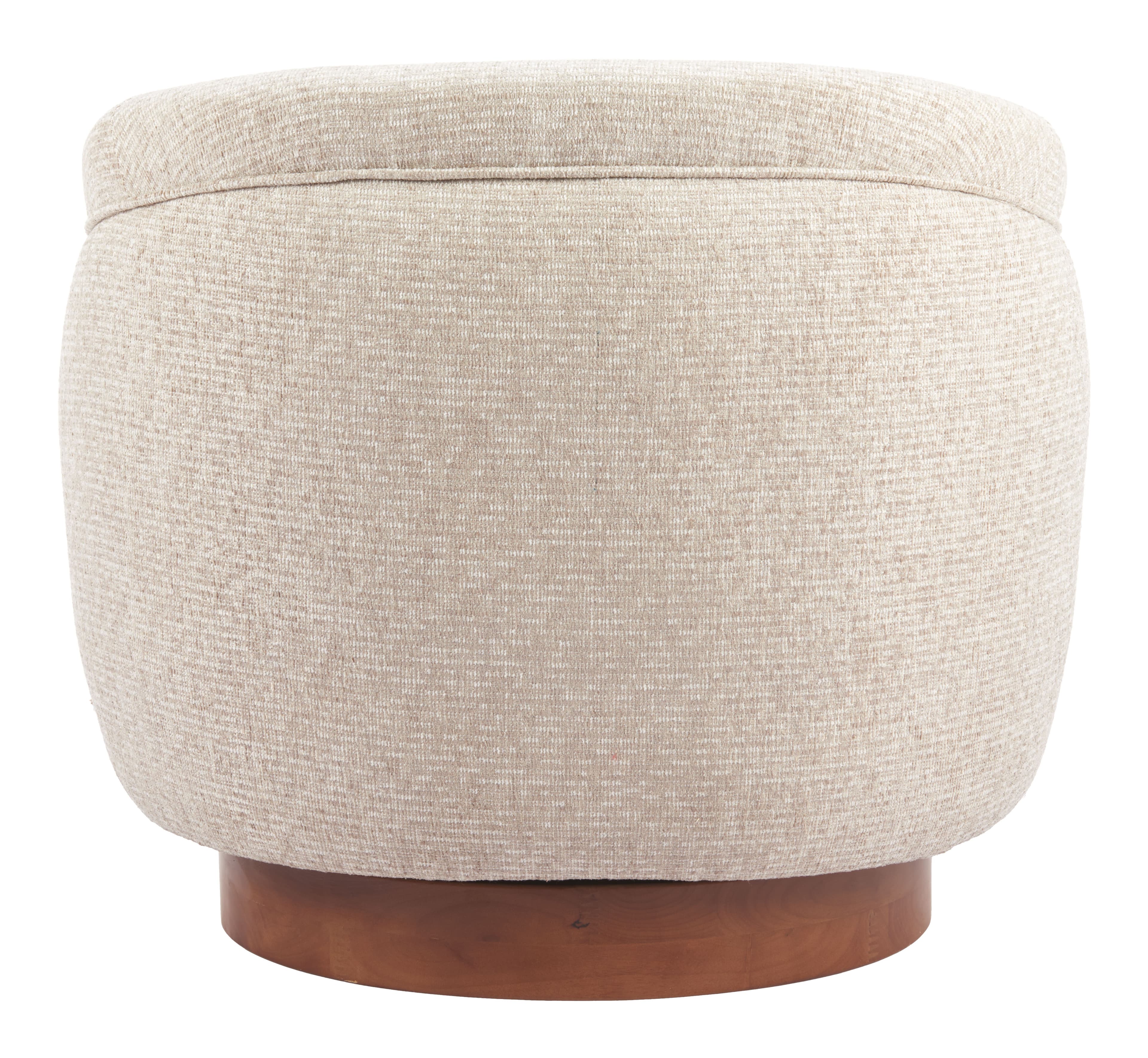 Vinta Swivel Chair Beige product image