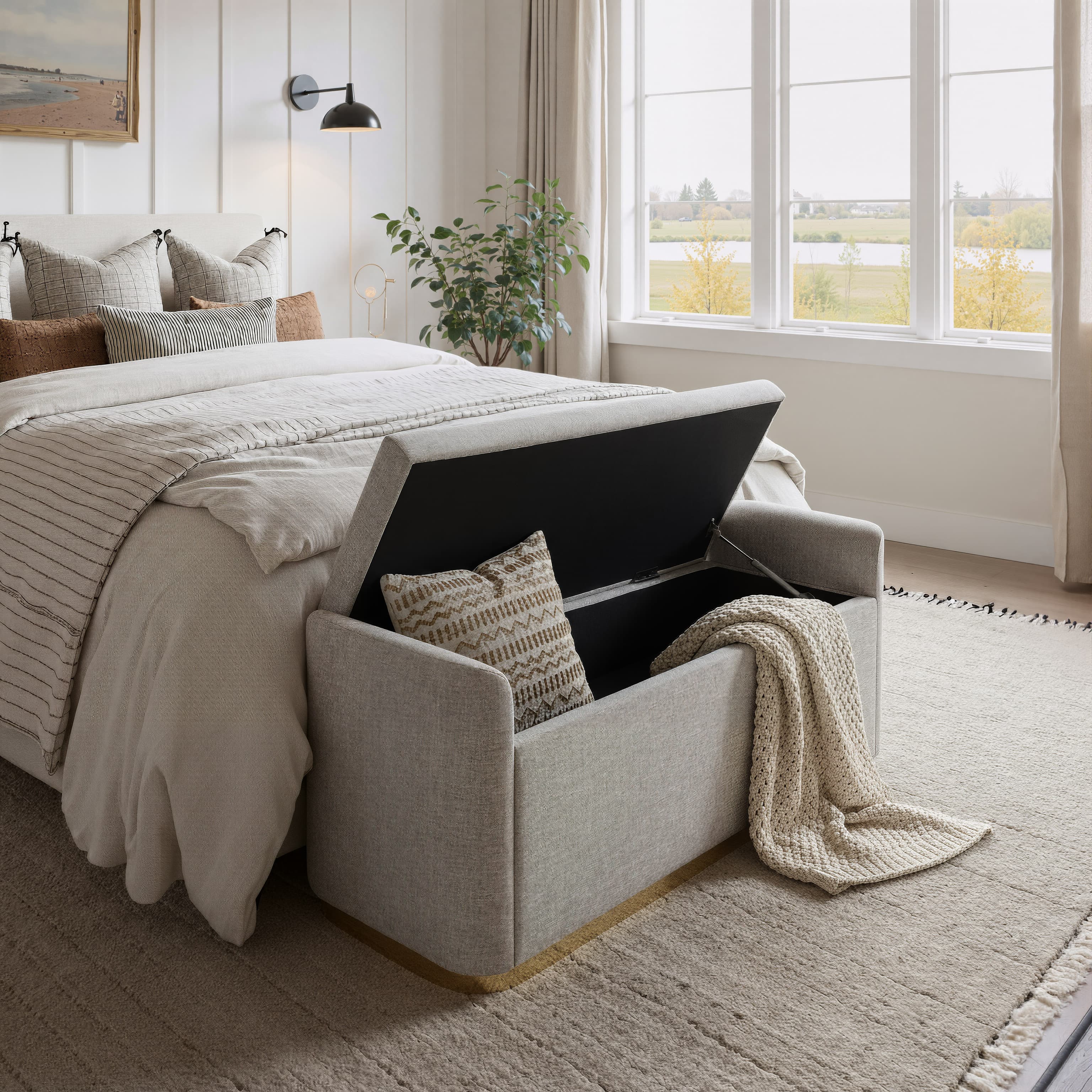 Dobo Storage Bench Gray product image