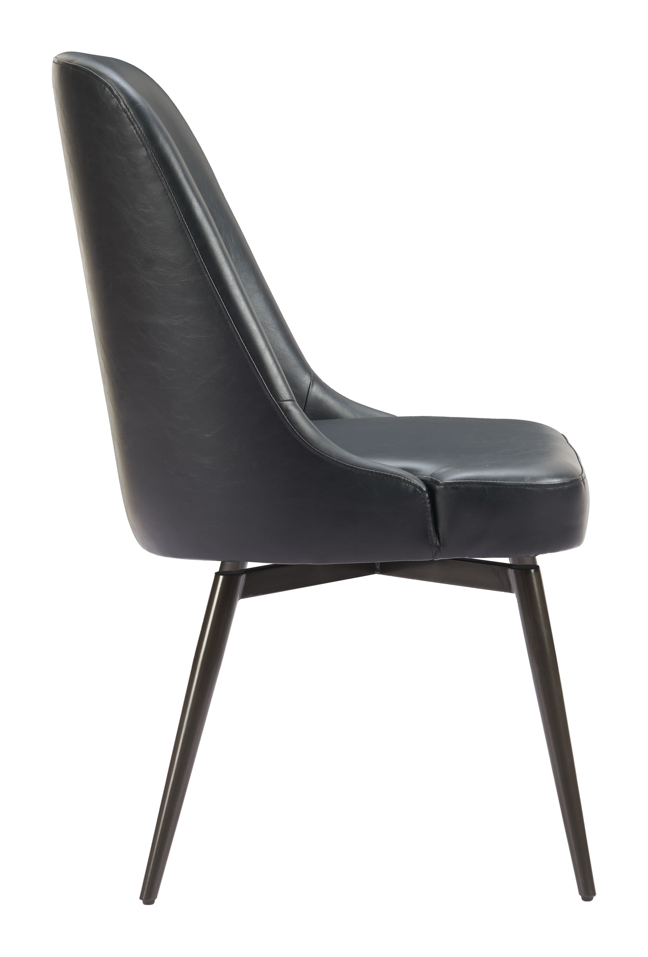 Keppel Swivel Dining Chair (Set of 2) Black product image
