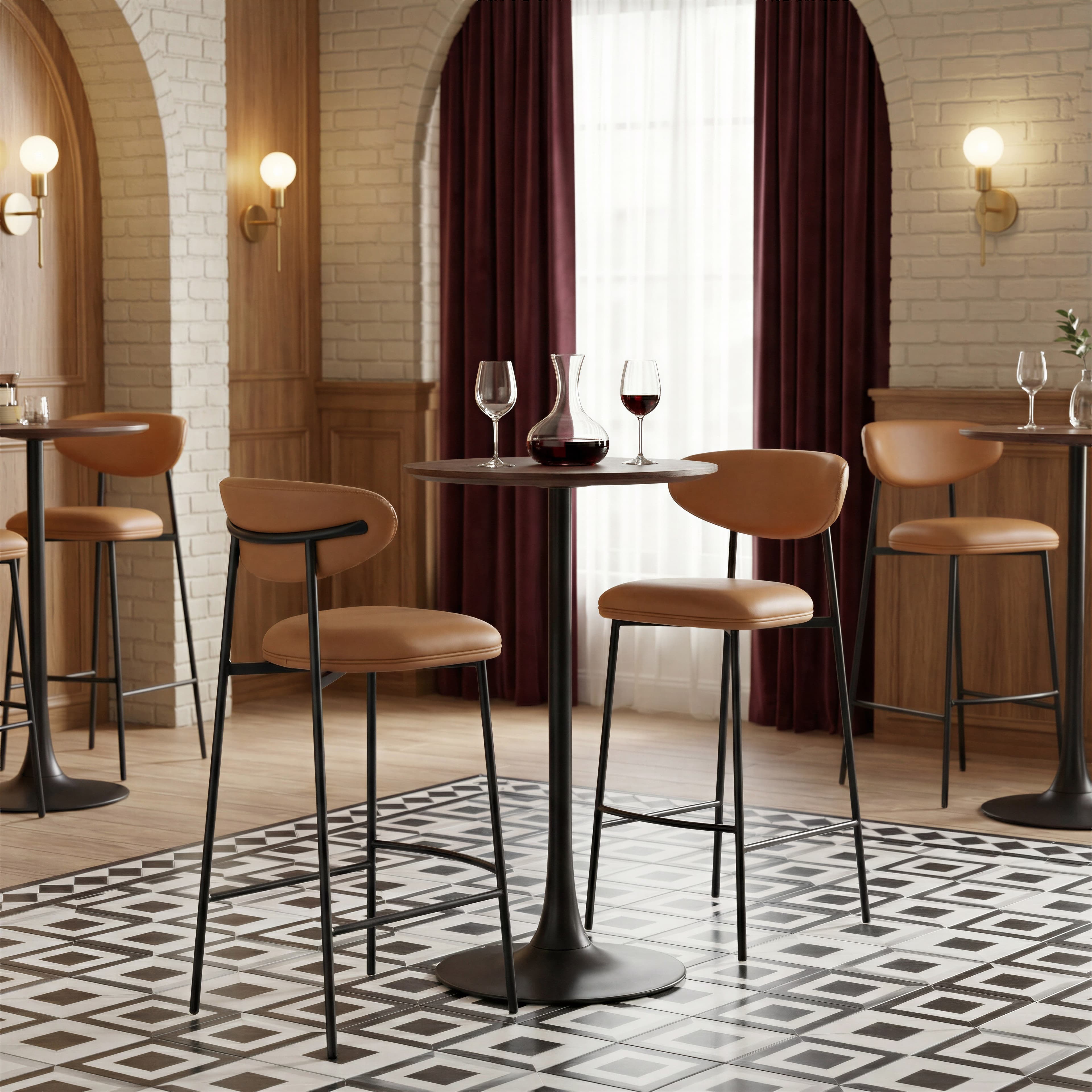 Rorun Barstool (Set of 2) Brown product image