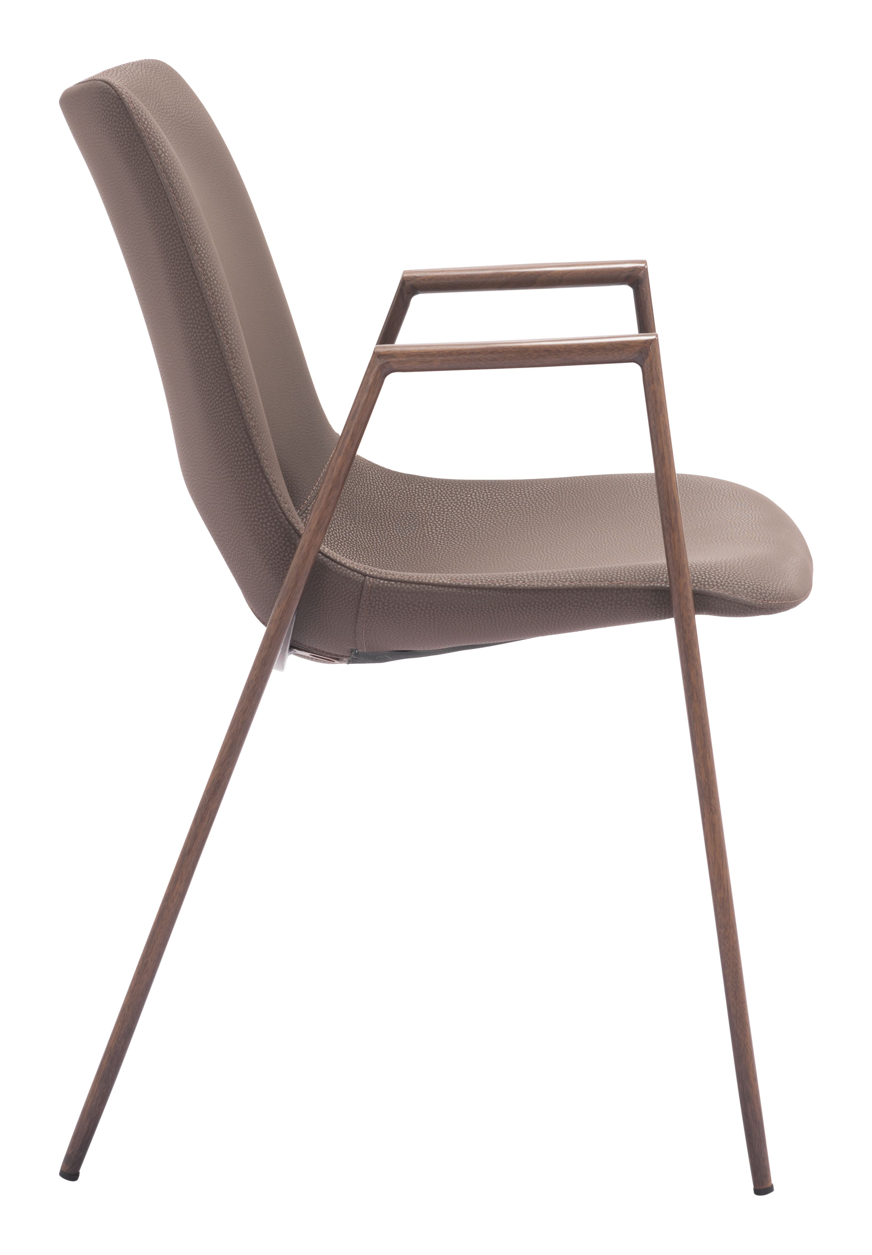 Desi Dining Chair (Set of 2) Brown & Walnut product image