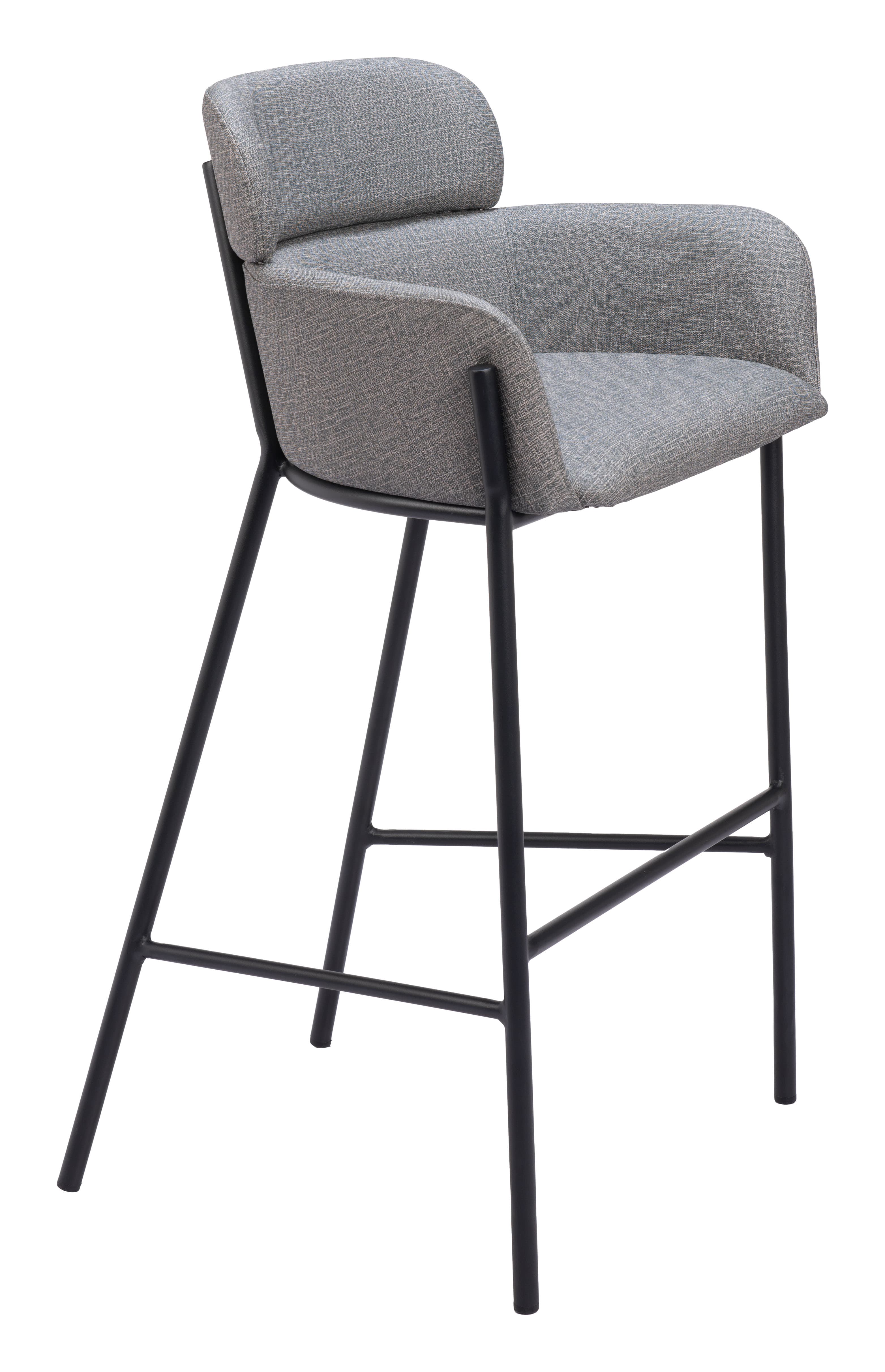 Bremor Barstool Slate Gray product image