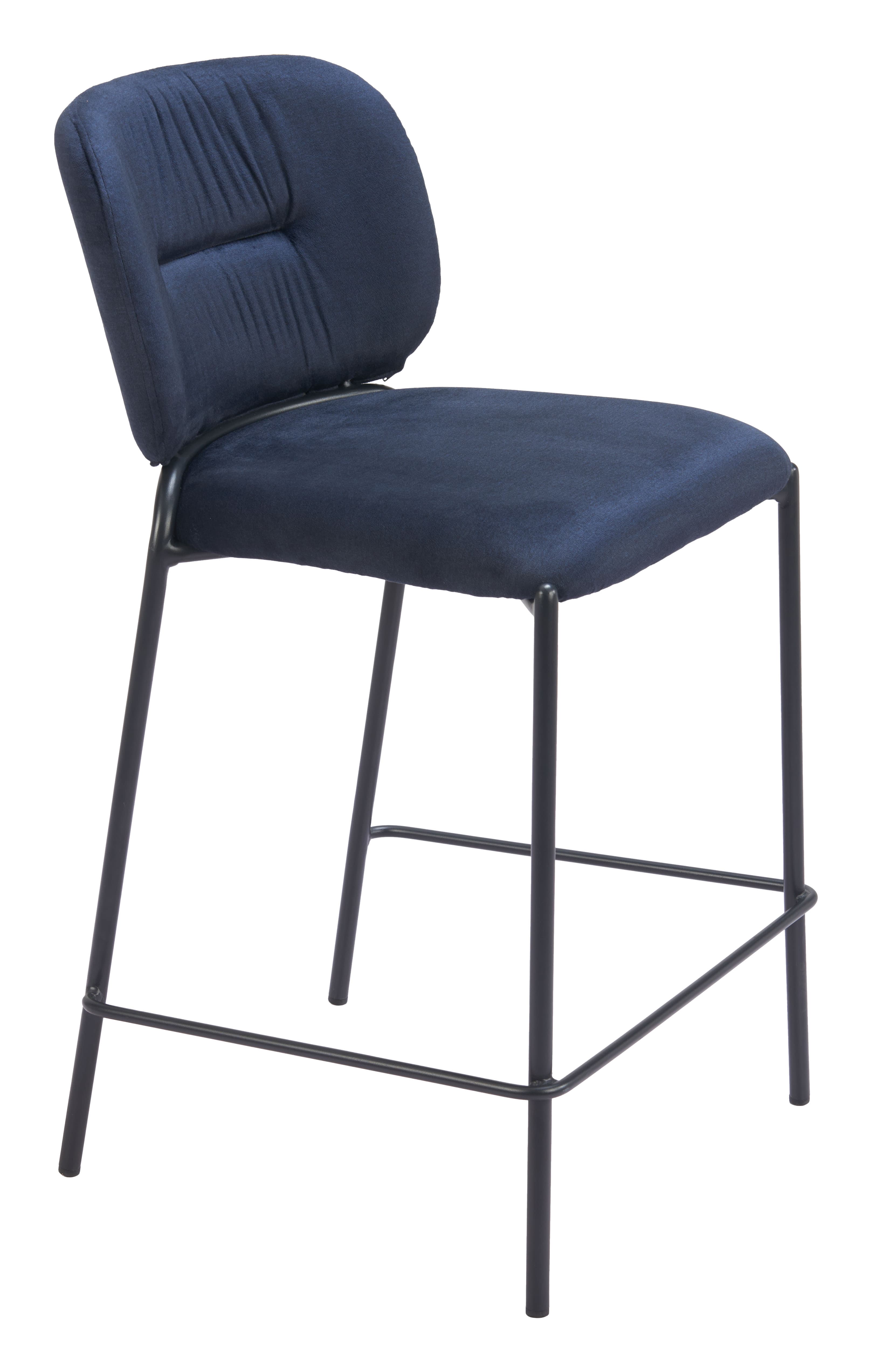 Plat Counter Stool (Set of 2) Blue product image
