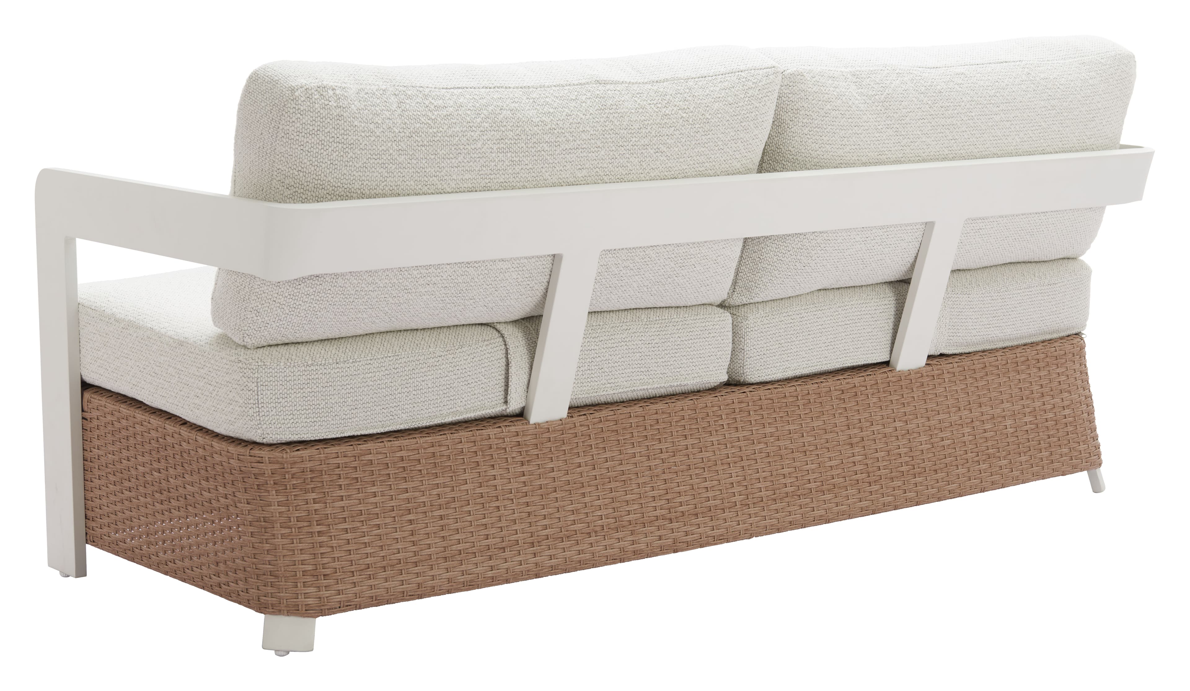 Gelo Sofa White & Brown product image