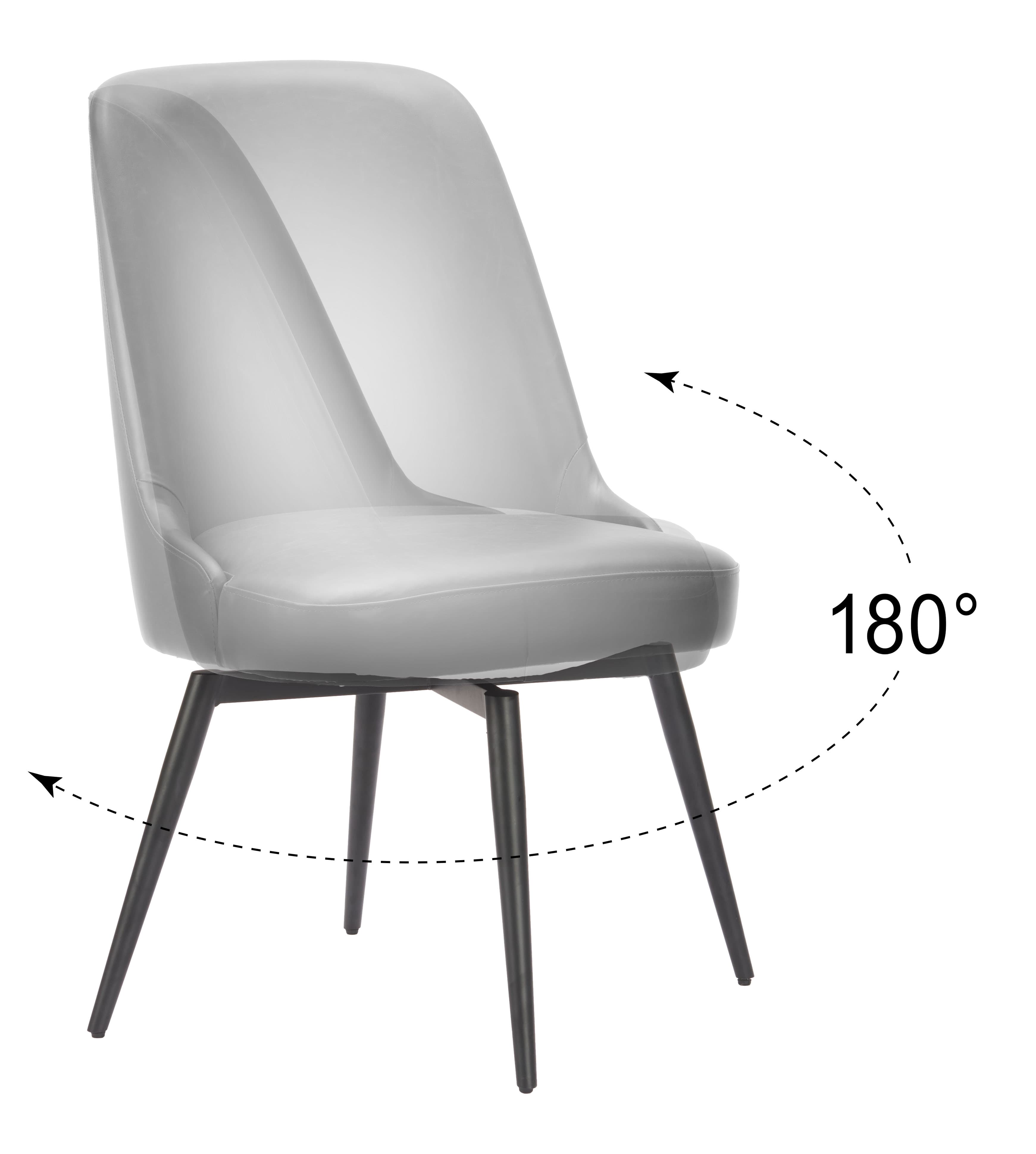 Keppel Swivel Dining Chair (Set of 2) Black product image