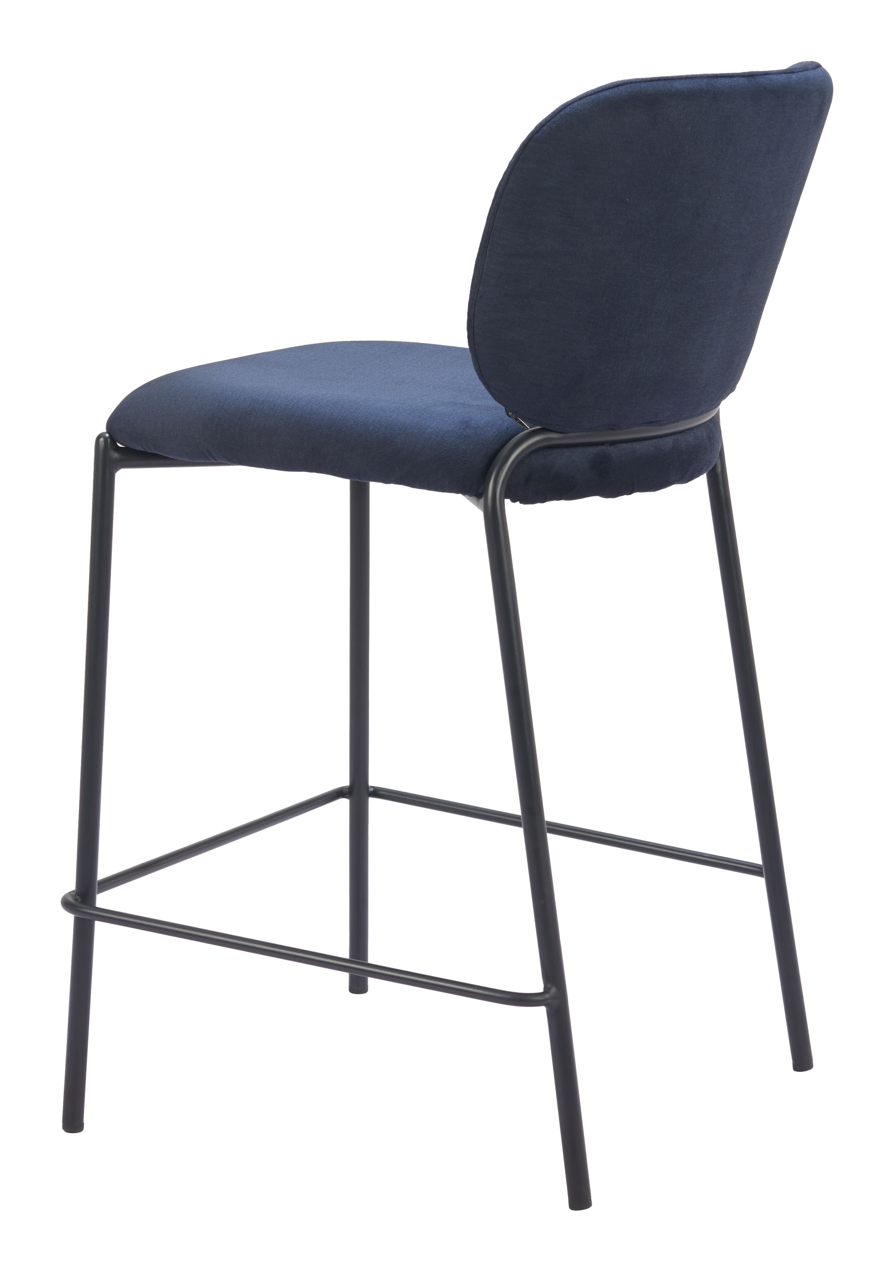 Plat Counter Stool (Set of 2) Blue product image