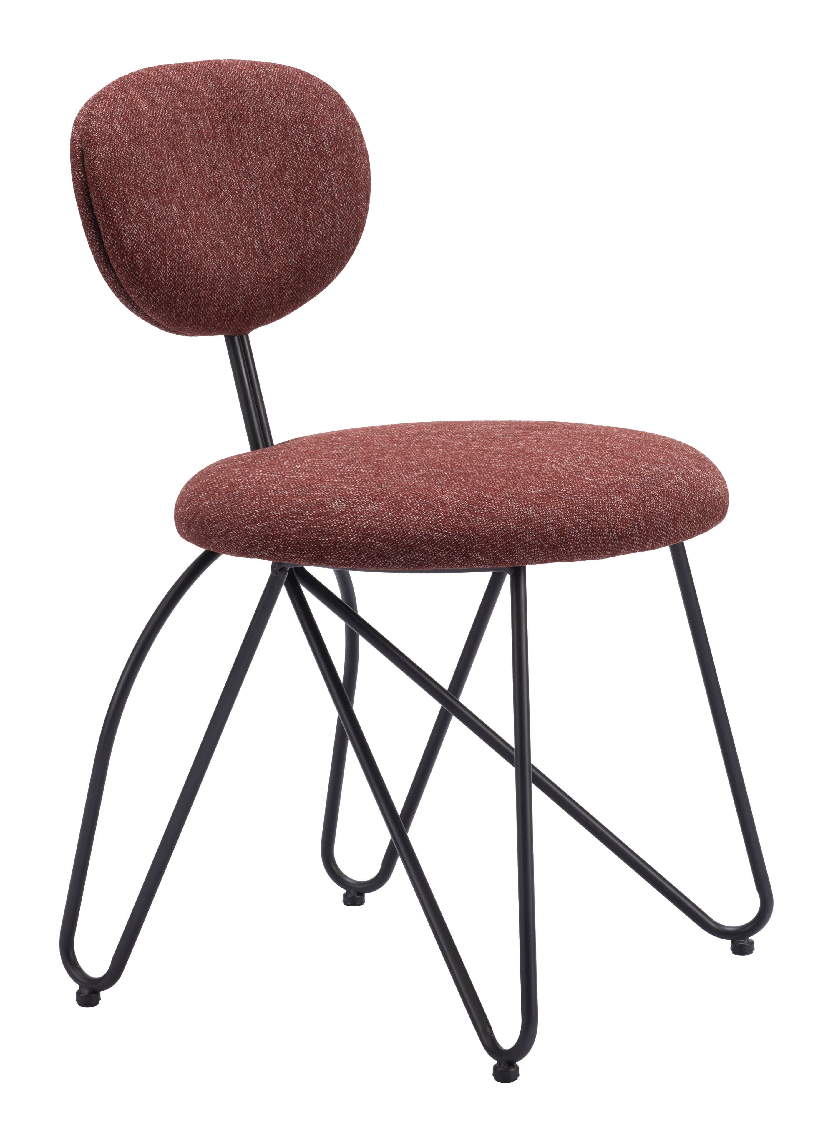 Novi Dining Chair (Set of 2) Maroon Brown product image